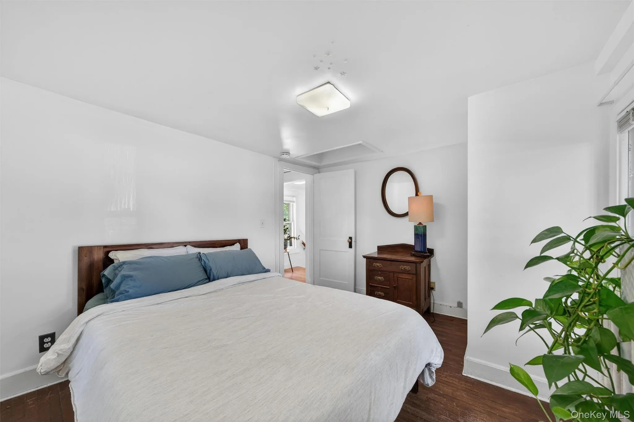 The second bedroom is traditional in style. The second bedroom is traditional in style.