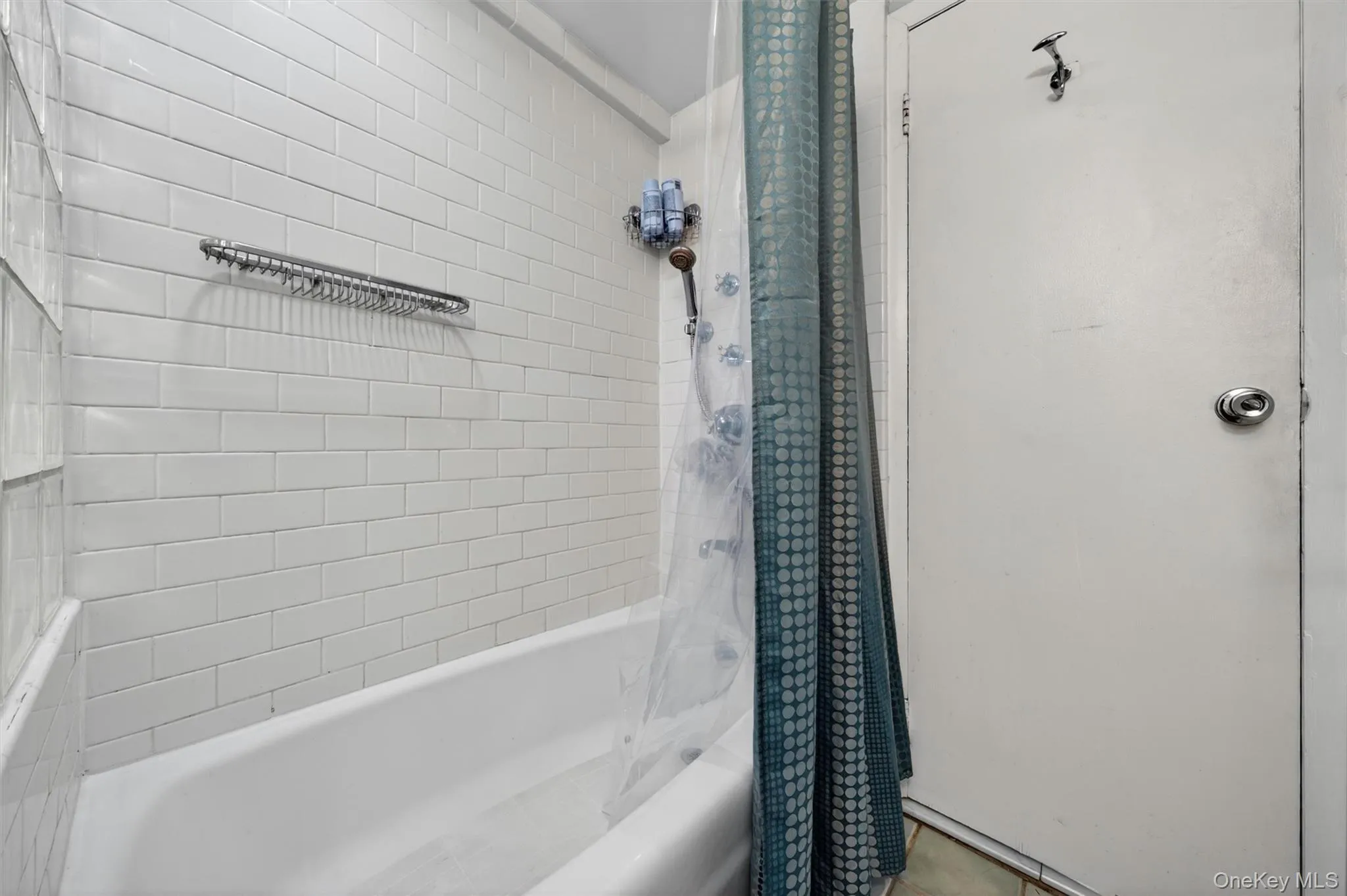 Notice the tiled walls. No plastic shower enclosure here! Notice the tiled walls. No plastic shower enclosure here!
