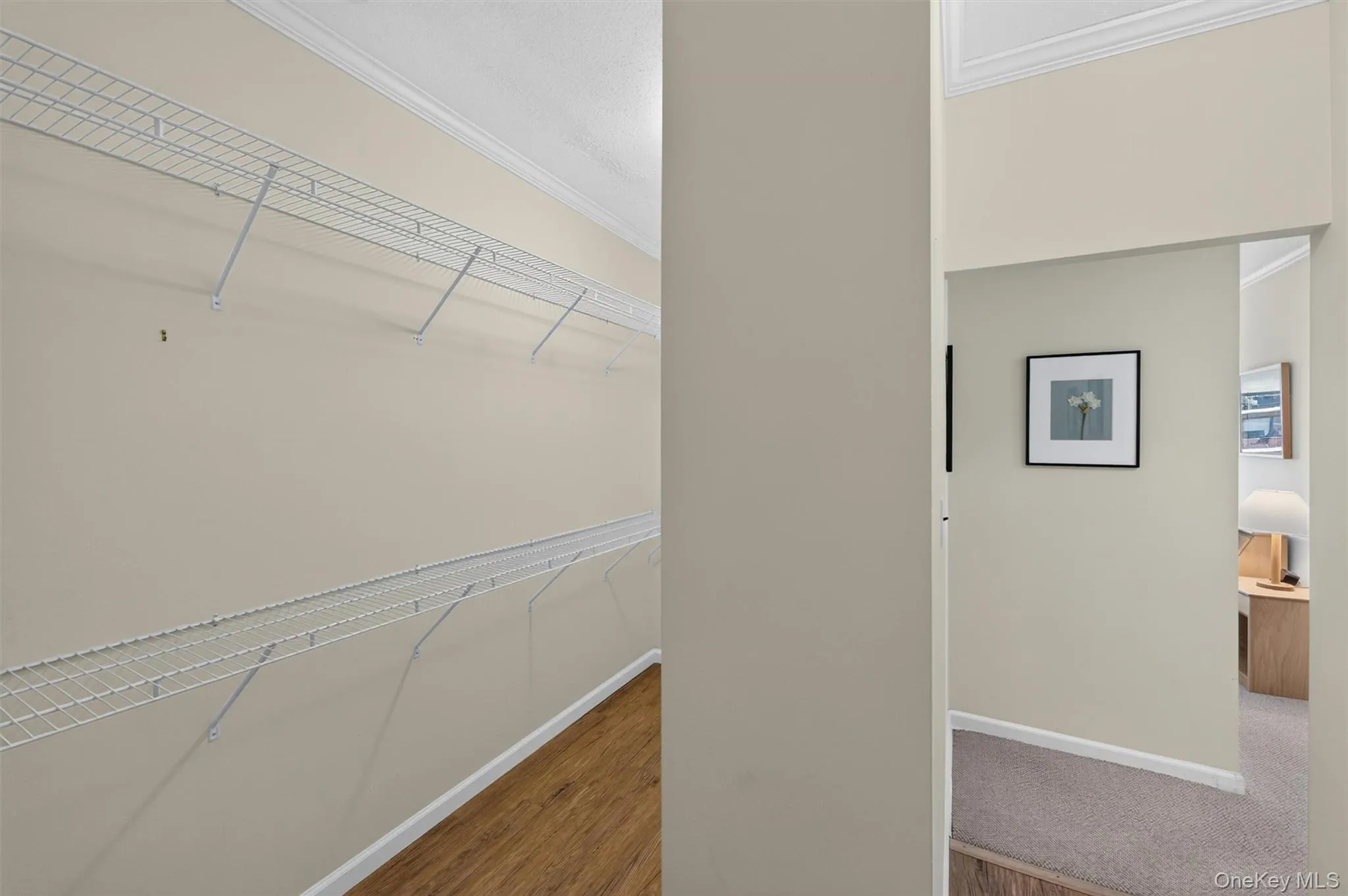 Generous walk in closet in the primary ensuite. Generous walk in closet in the primary ensuite.