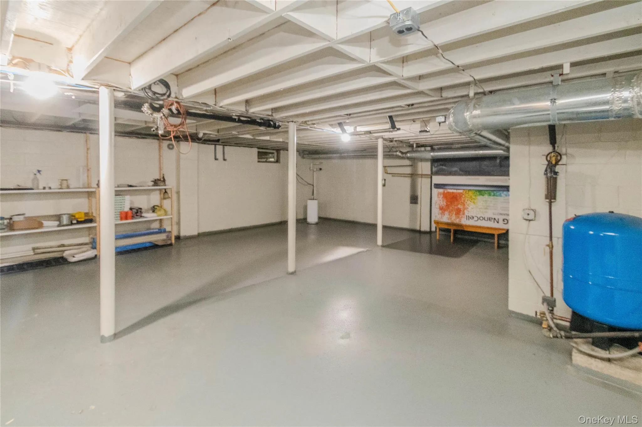 Spacious unfinished basement offering extensive possibilities Spacious unfinished basement offering extensive possibilities