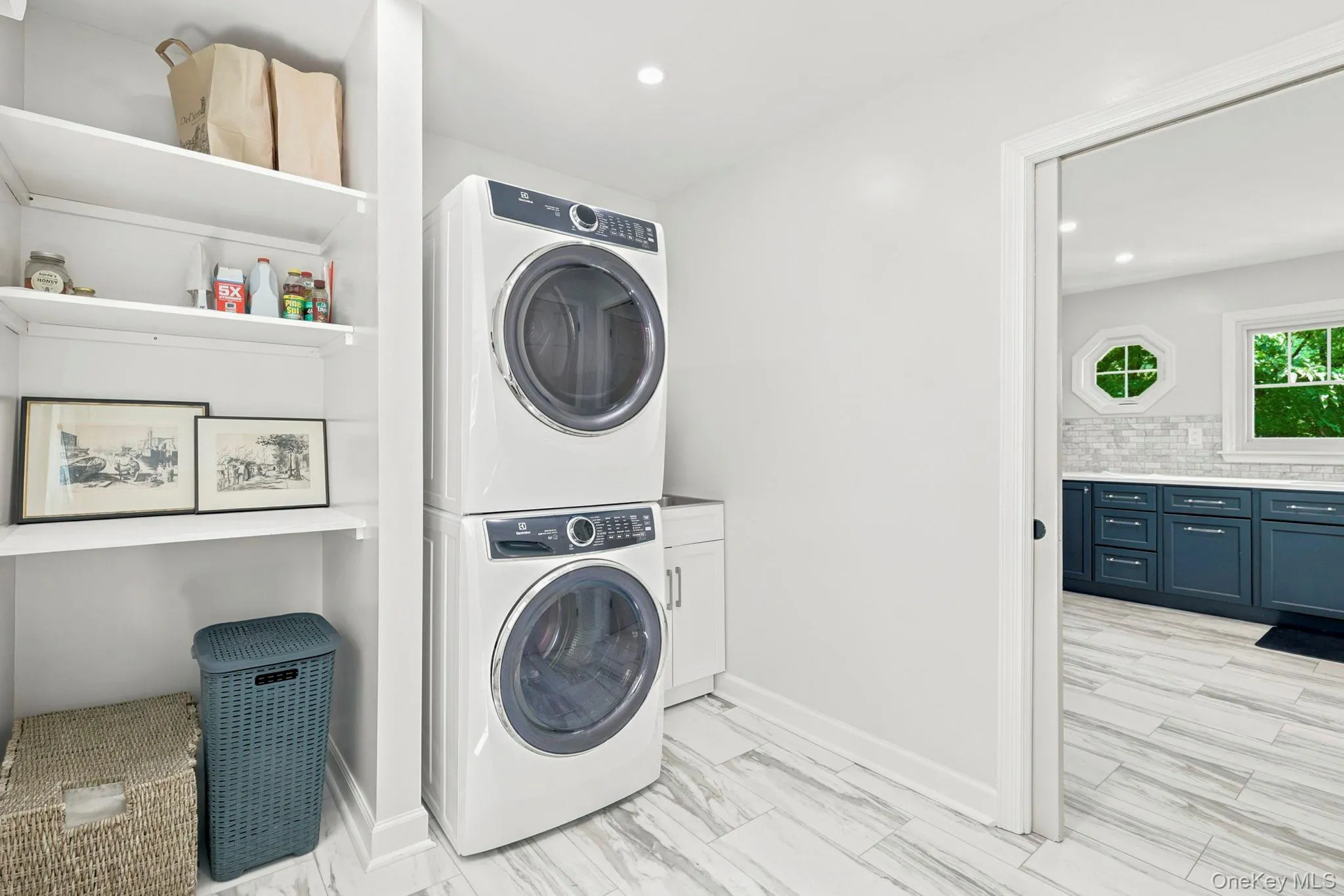 Sunny 1st Floor Laundry Room off of kitchen Sunny 1st Floor Laundry Room off of kitchen