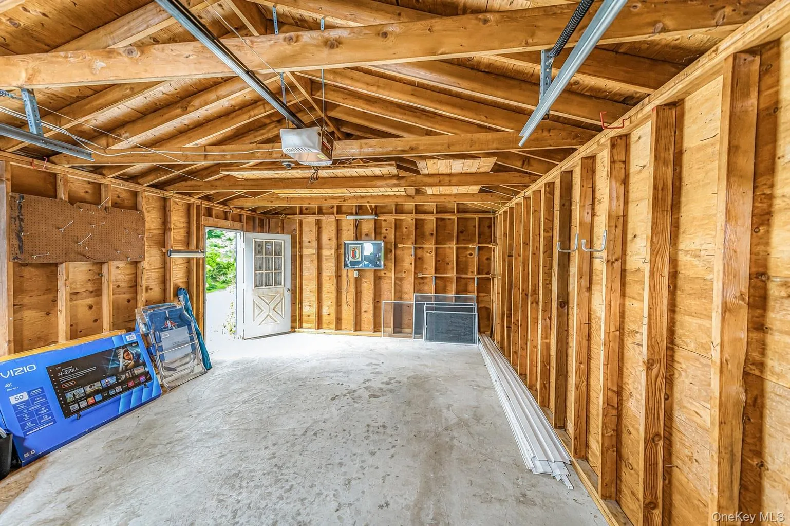 View inside the 1.5 Car Deatched Garage.??? Perfect for Hobbies, Projects, or Extra Storage. View inside the 1.5 Car Deatched Garage.??? Perfect for Hobbies, Projects, or Extra Storage.