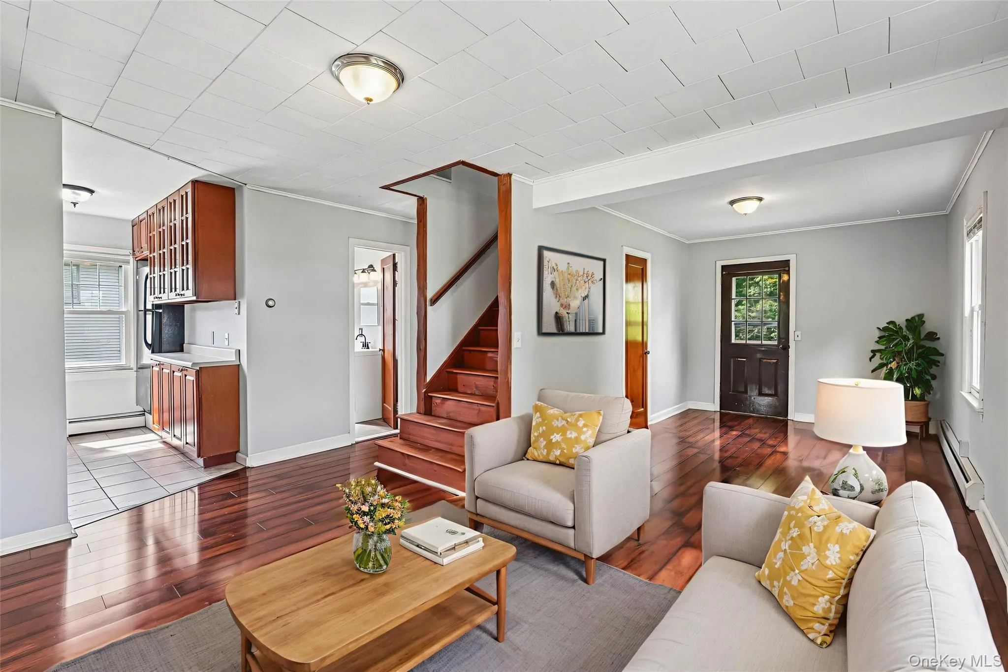 Living room has been staged for marketing purposes. Living room has been staged for marketing purposes.