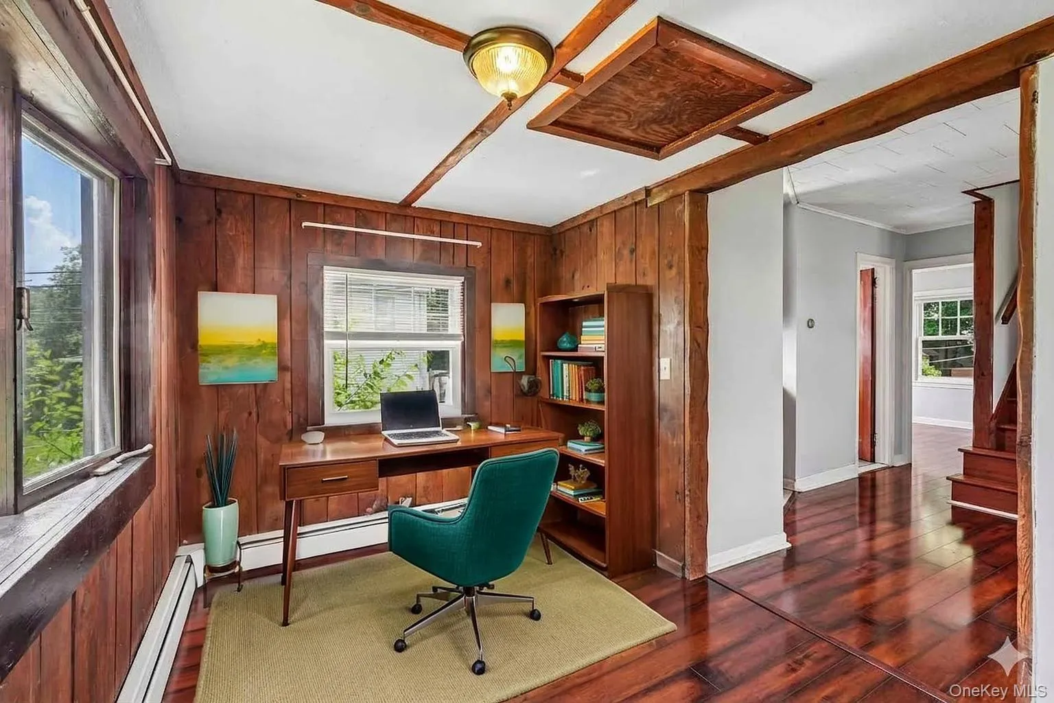 Office is staged for marketing purposes. Office is staged for marketing purposes.