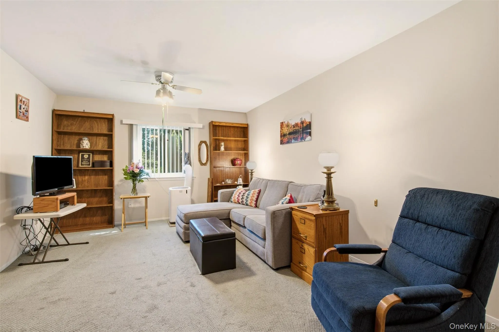 Second floor bedroom used as living area. Second floor bedroom used as living area.