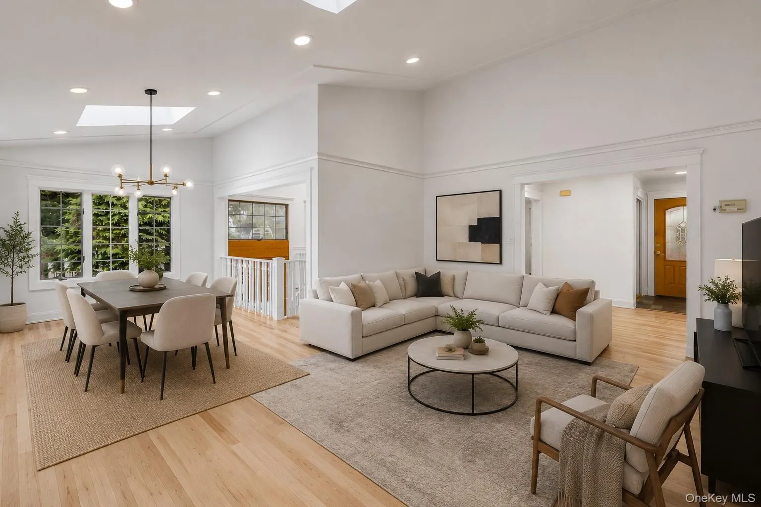 Virtually Staged Living Room Dining Room Virtually Staged Living Room Dining Room