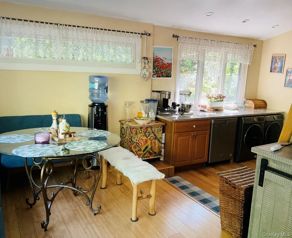 dining area with great view of yard dining area with great view of yard