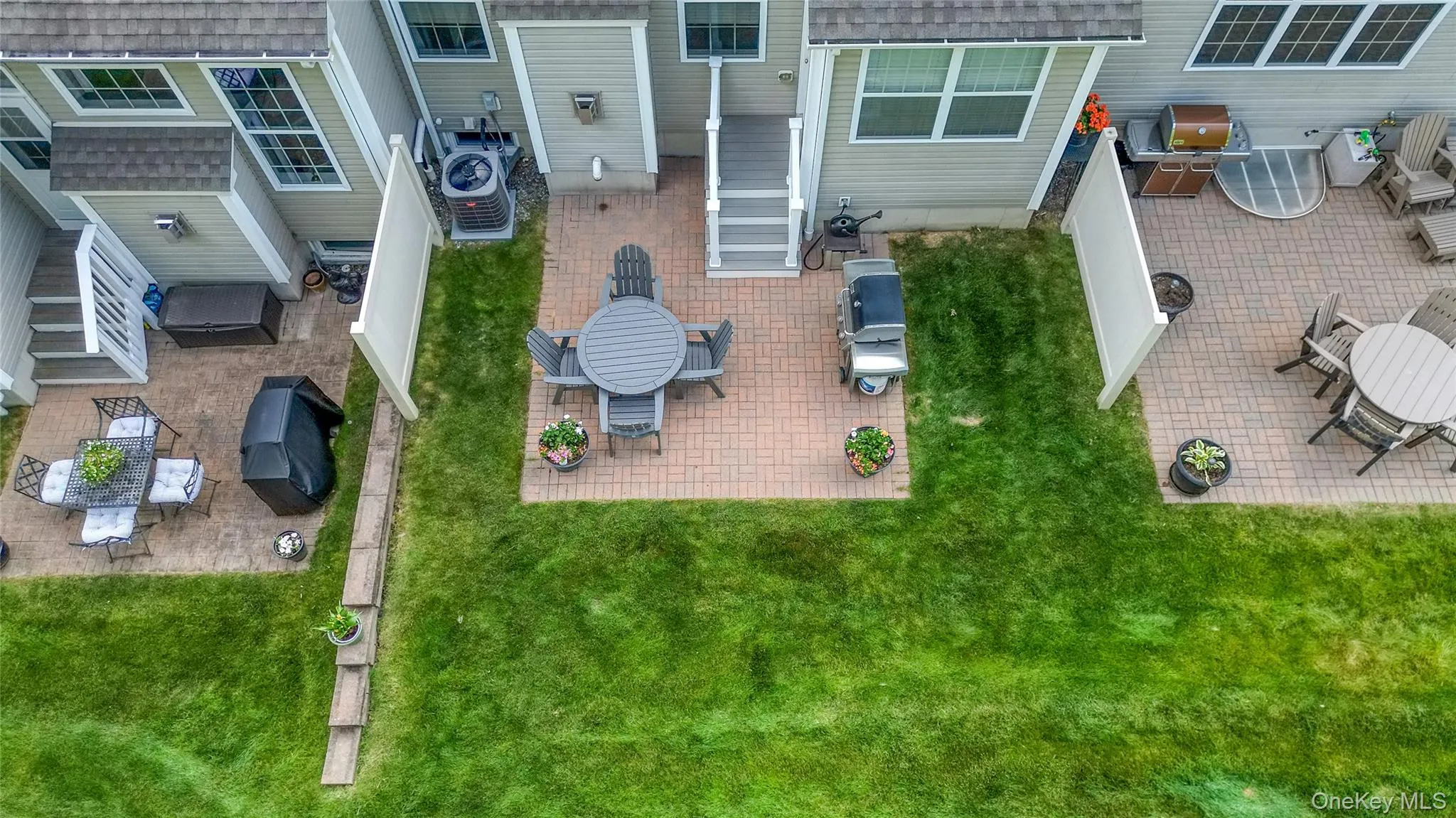 Aerial view of patio Aerial view of patio
