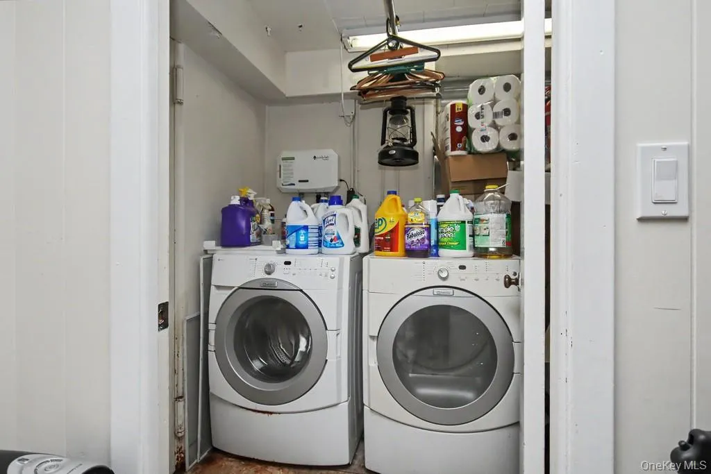Laundry located in the basement Laundry located in the basement