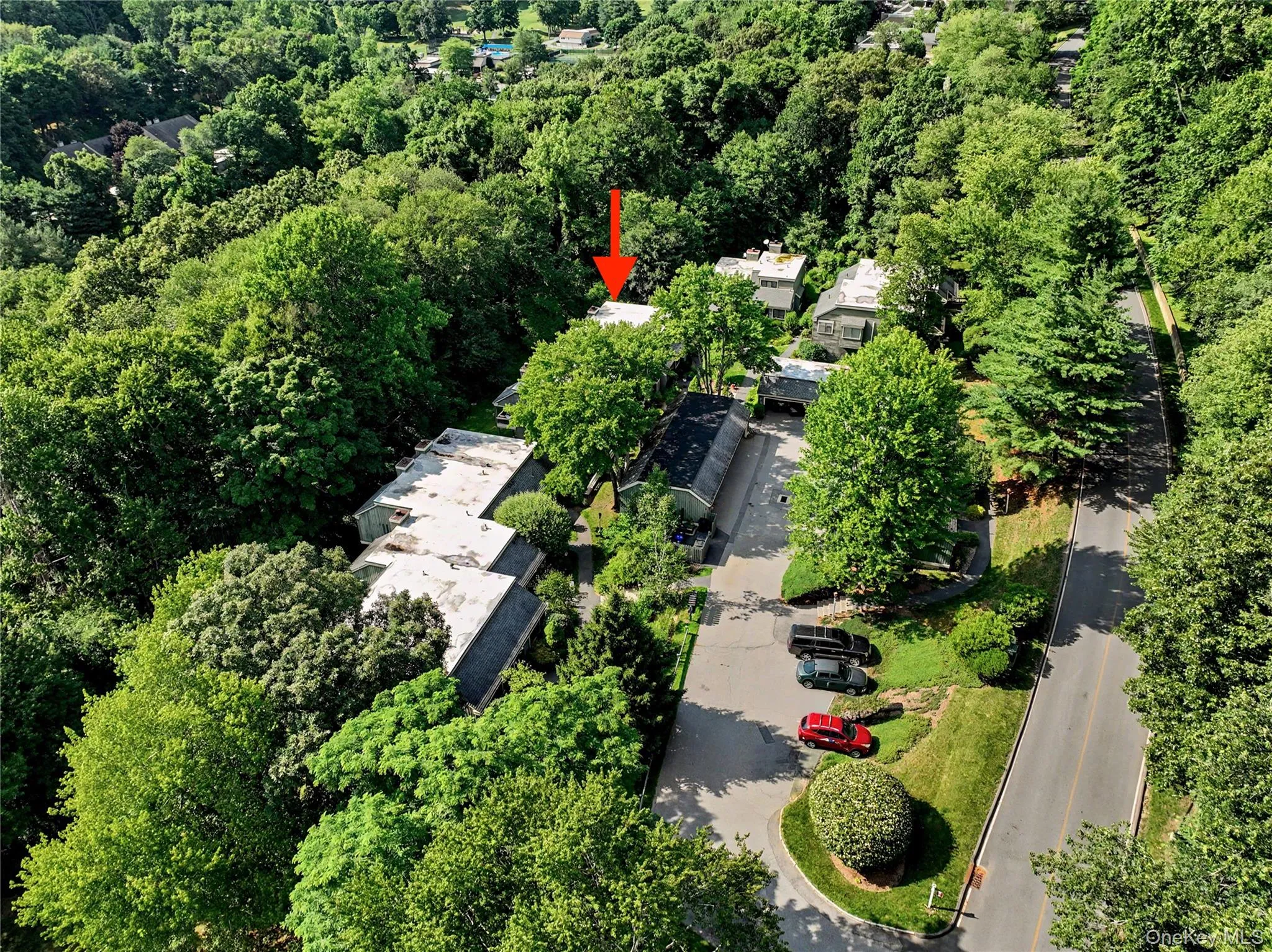 34C is an interior unit. Very quiet location. Indicated by red arrow. 34C is an interior unit. Very quiet location. Indicated by red arrow.
