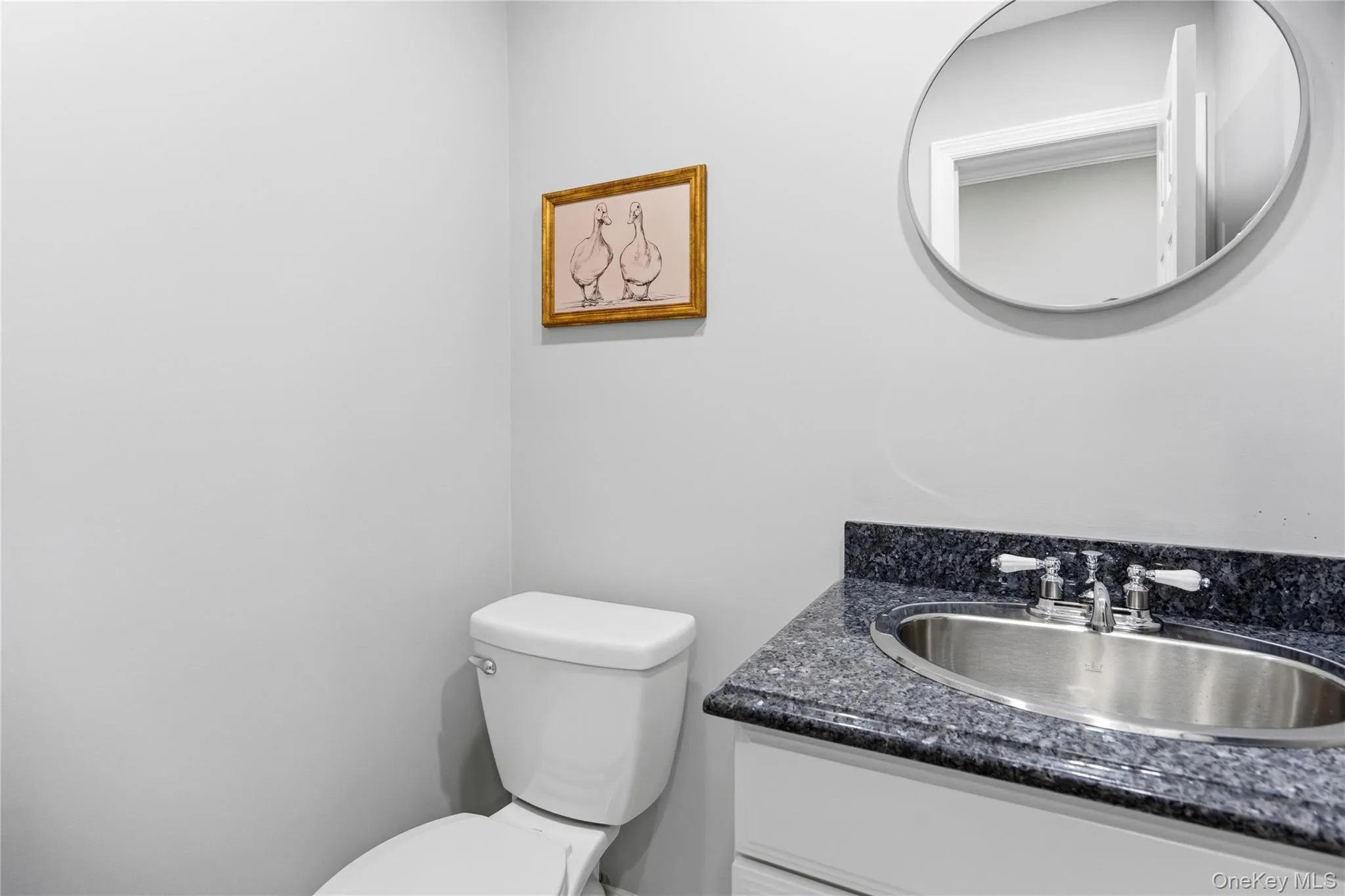 Powder room on main level Powder room on main level