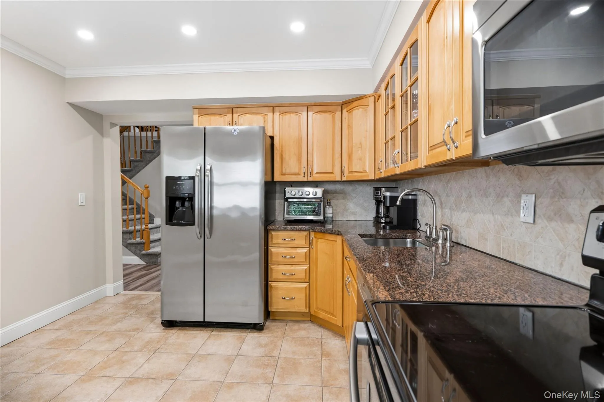 Kitchen with granite countertops Kitchen with granite countertops