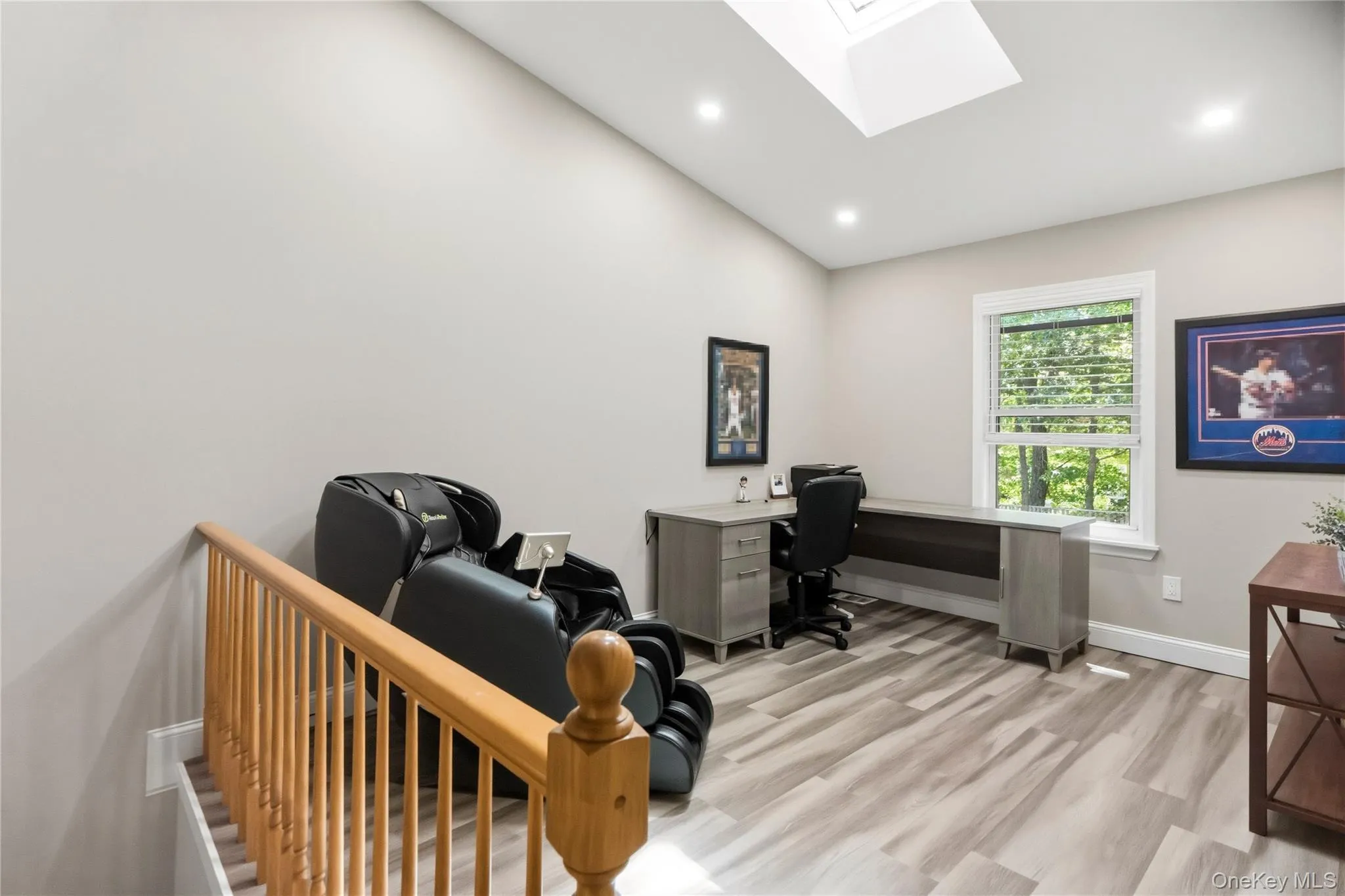 3rd bedroom/office/loft with skylight and new flooring 3rd bedroom/office/loft with skylight and new flooring