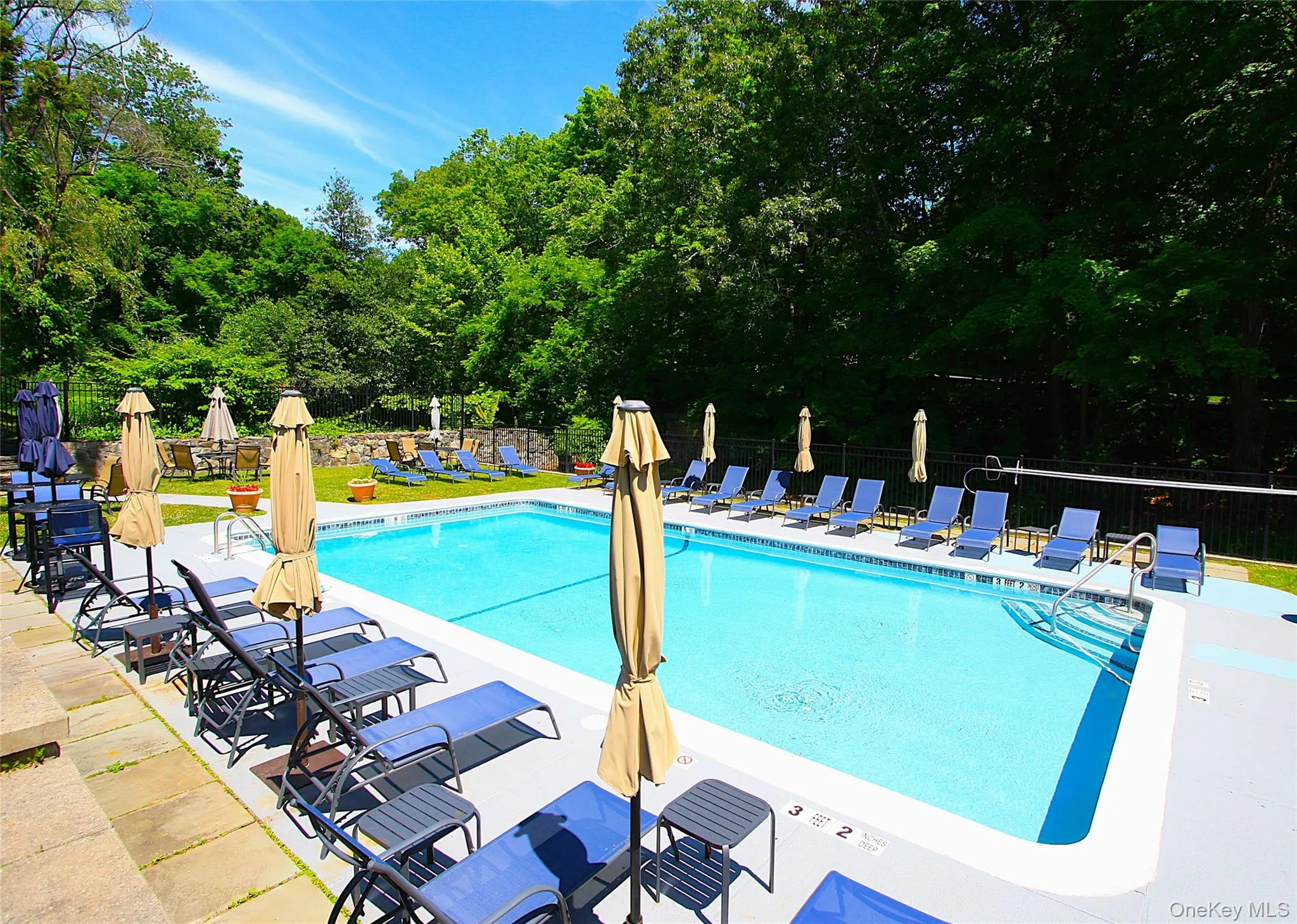 The beautiful community pool has been opened for the season! As the temperatures heat up, you'll find yourself spending more and more of your time here. The beautiful community pool has been opened for the season! As the temperatures heat up, you'll find yourself spending more and more of your time here.