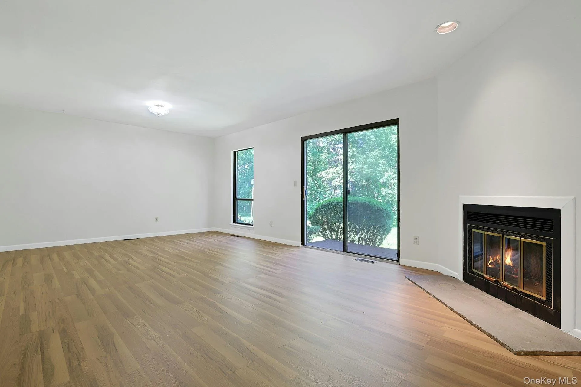 How will you decorate this space? A couch in front of the fireplace? A long dining table in the dining area to the rear? This open space is very flexible. How will you decorate this space? A couch in front of the fireplace? A long dining table in the dining area to the rear? This open space is very flexible.