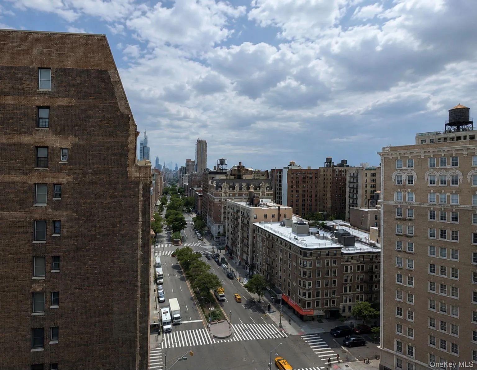 Bedroom view down broadway Bedroom view down broadway