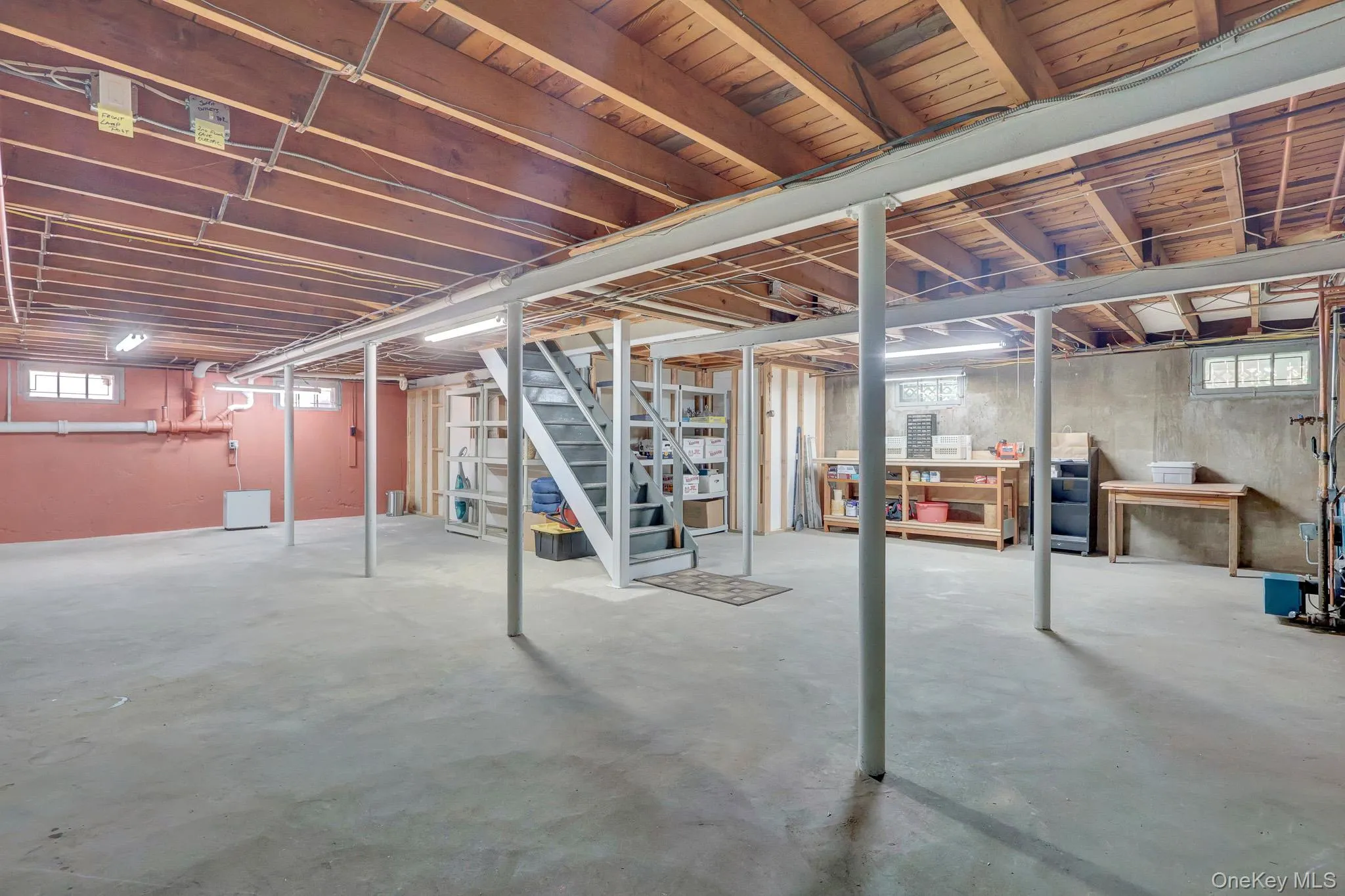 large unfinished basement large unfinished basement