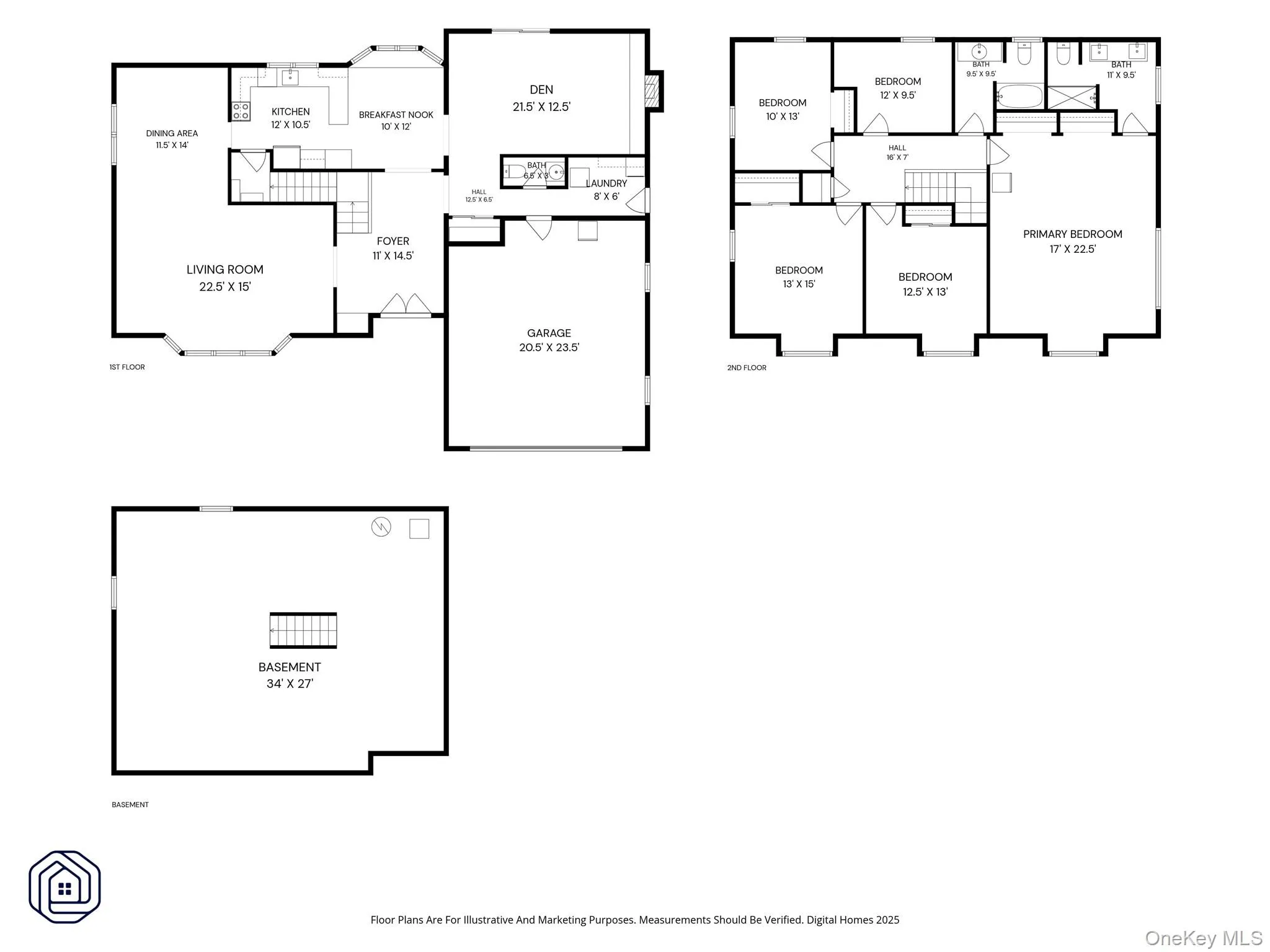 All floors with dimensions All floors with dimensions