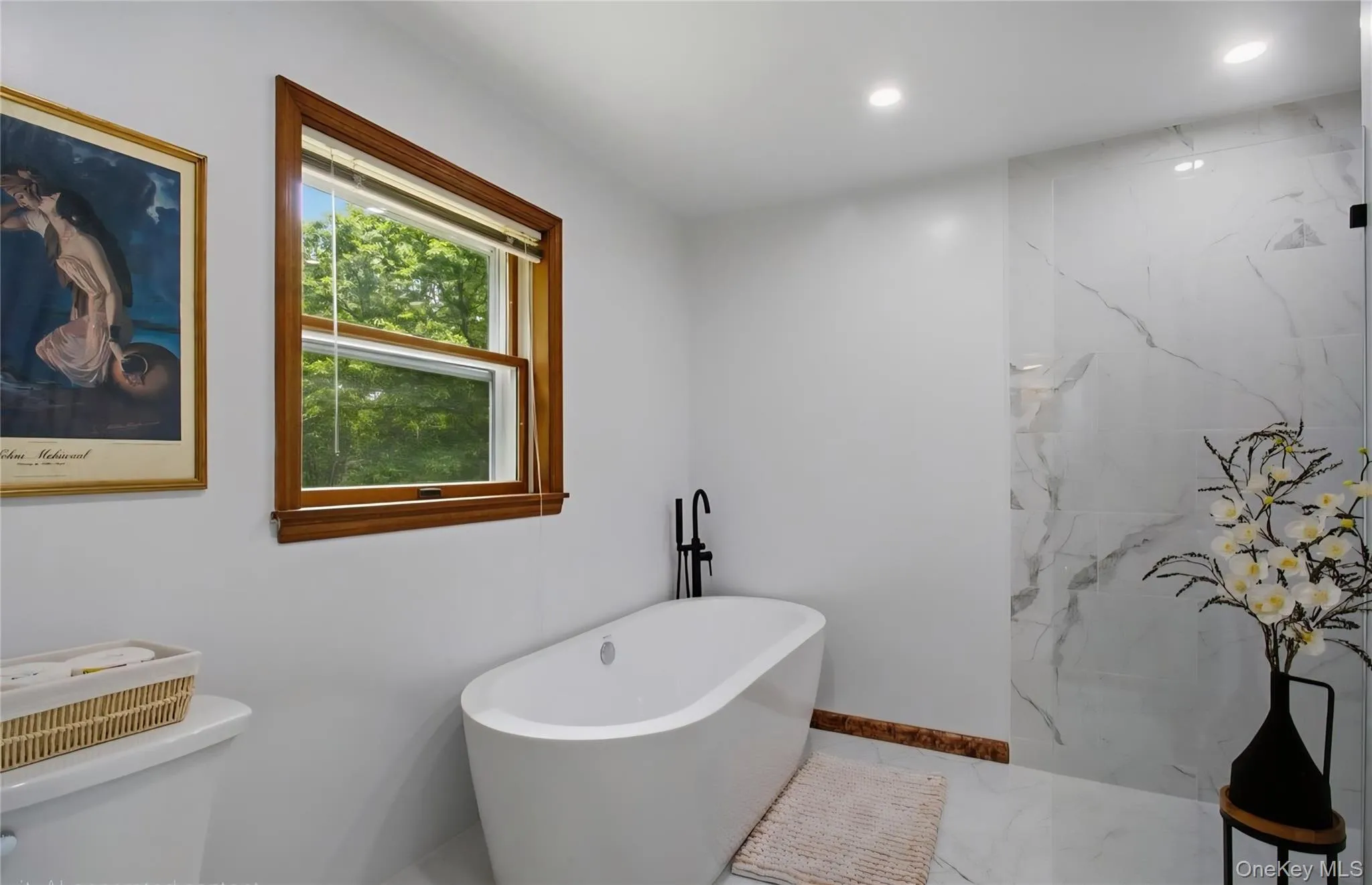 Primary bathroom with soaking tub Primary bathroom with soaking tub
