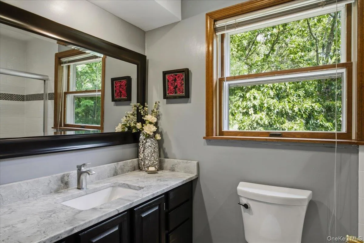 Upstairs hall bath with tub Upstairs hall bath with tub