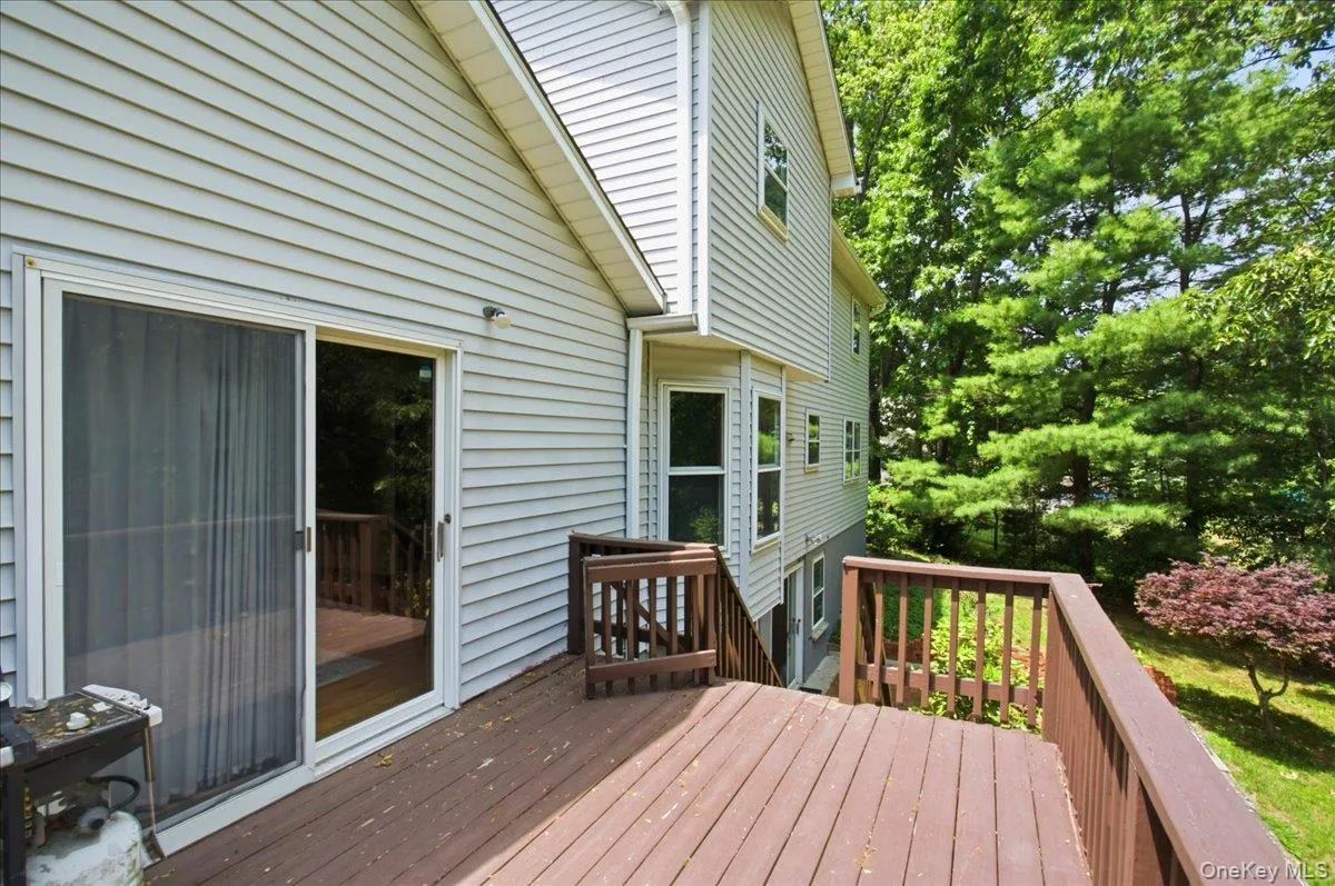 Deck off kitchen Deck off kitchen
