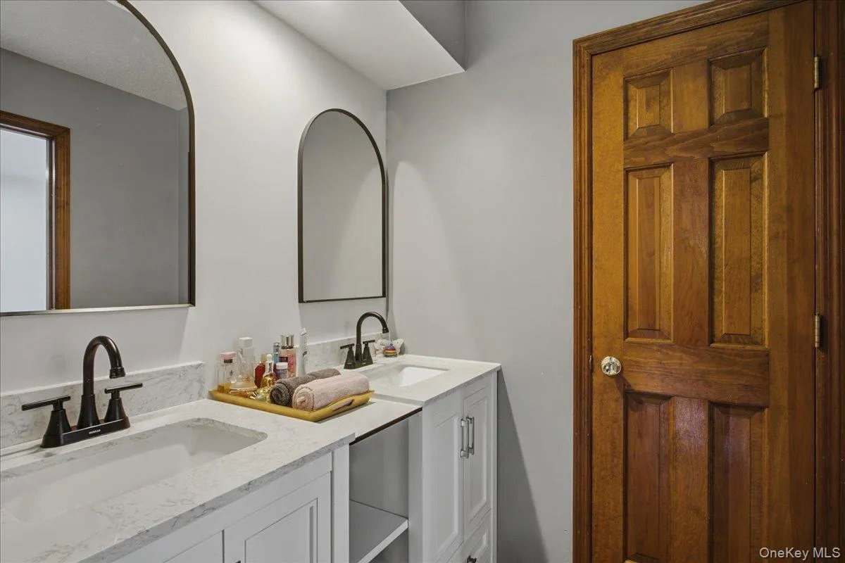 Double vanity in primary bathroom Double vanity in primary bathroom