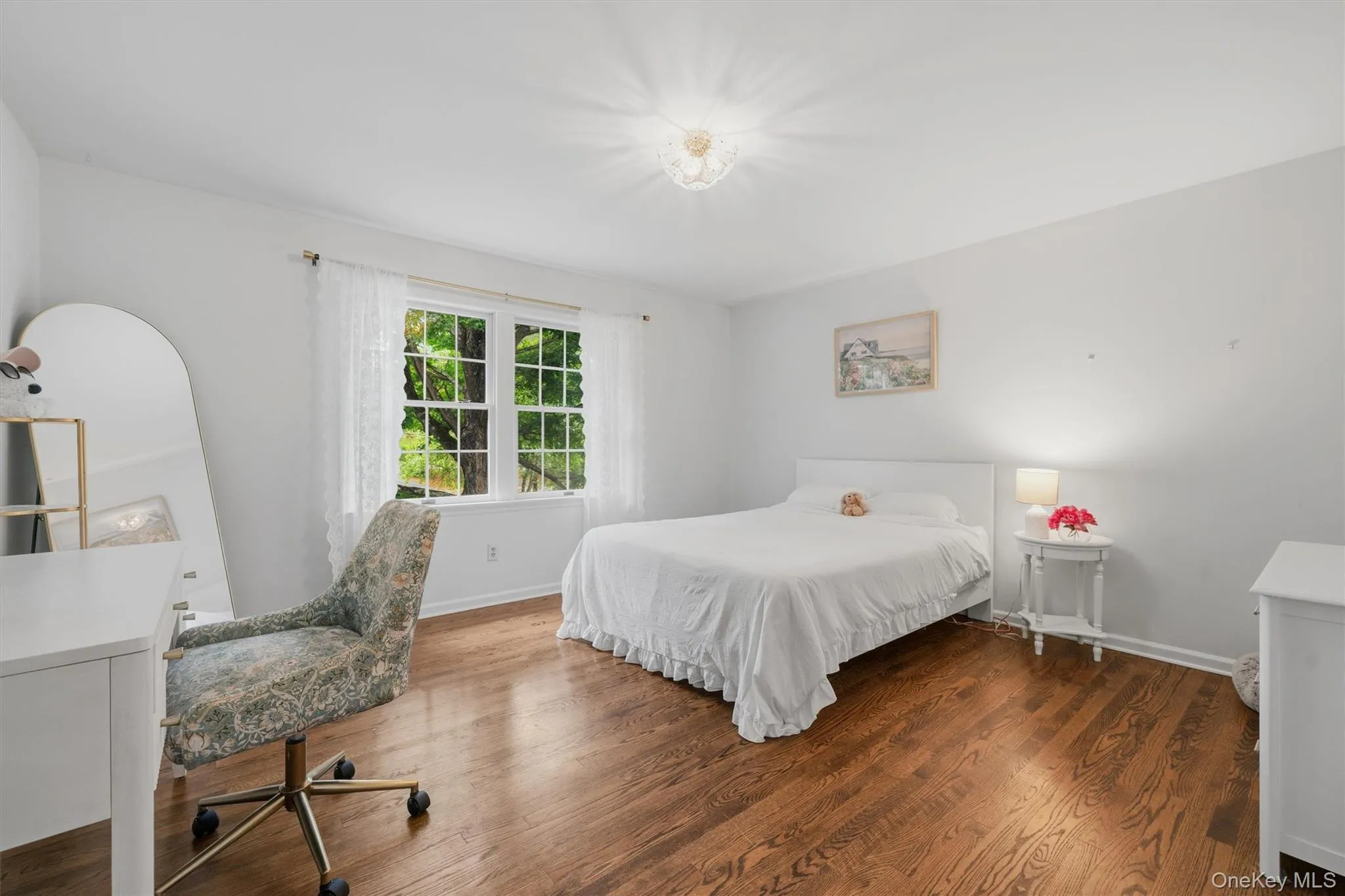 Beautiful hardwood floors in bedroom Beautiful hardwood floors in bedroom