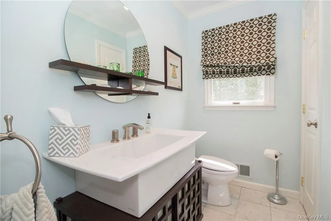 Powder room on main floor Powder room on main floor