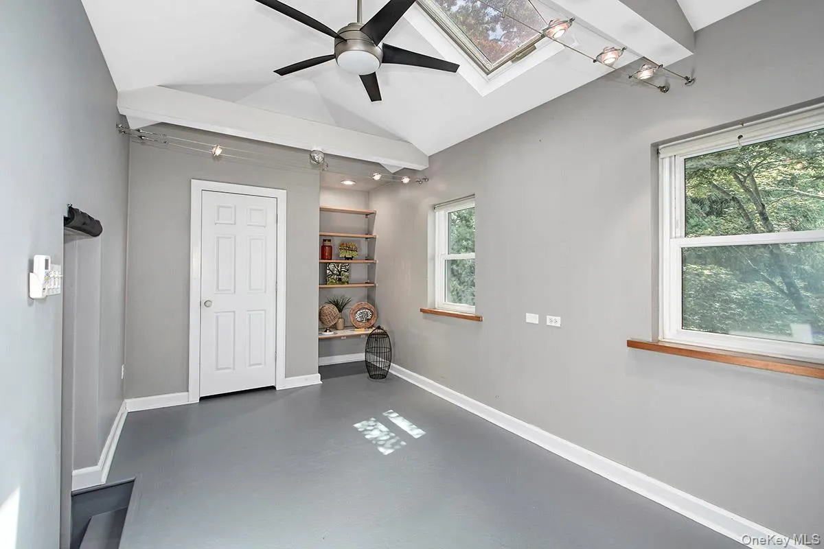The space would be perfect for a home office or The space would be perfect for a home office or
