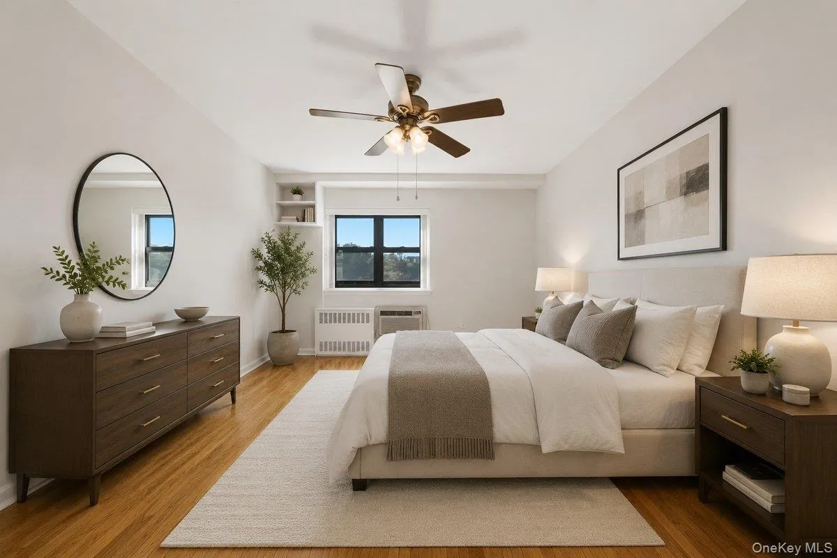 Digital rendering of the Bedroom furnished Digital rendering of the Bedroom furnished