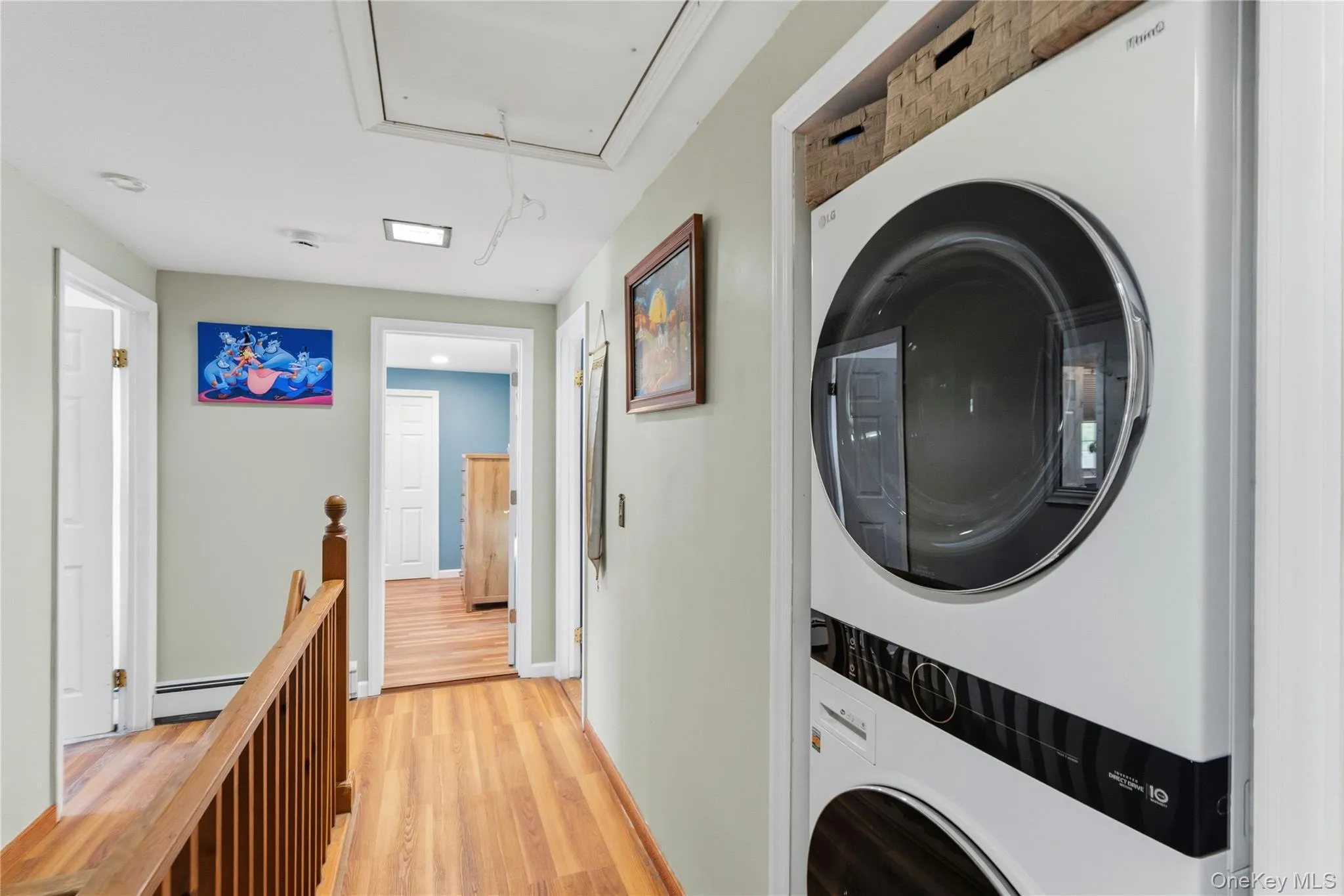 Laundry in Upstairs Hallway Laundry in Upstairs Hallway