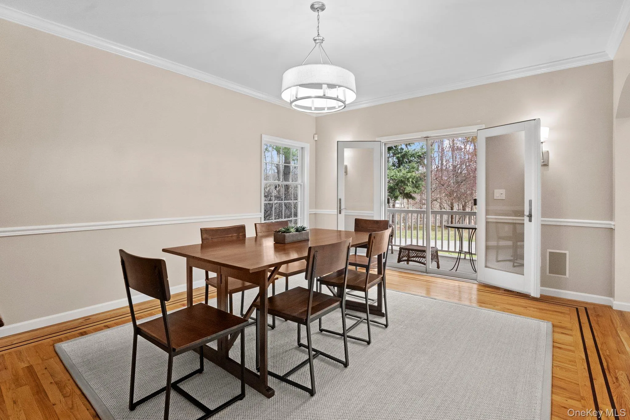 dining room with french doors to patio dining room with french doors to patio