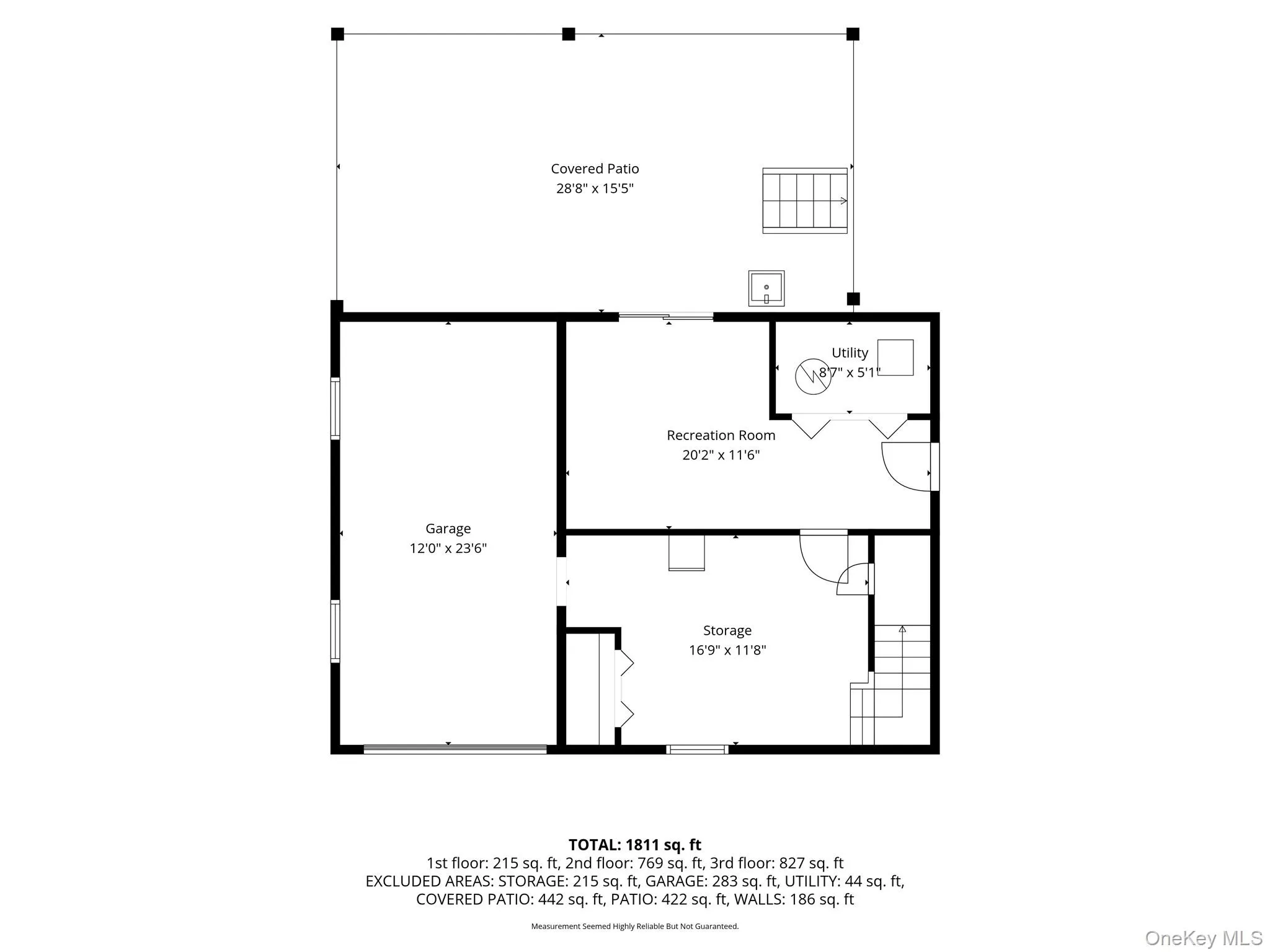 Basement floorplan - great potential Basement floorplan - great potential