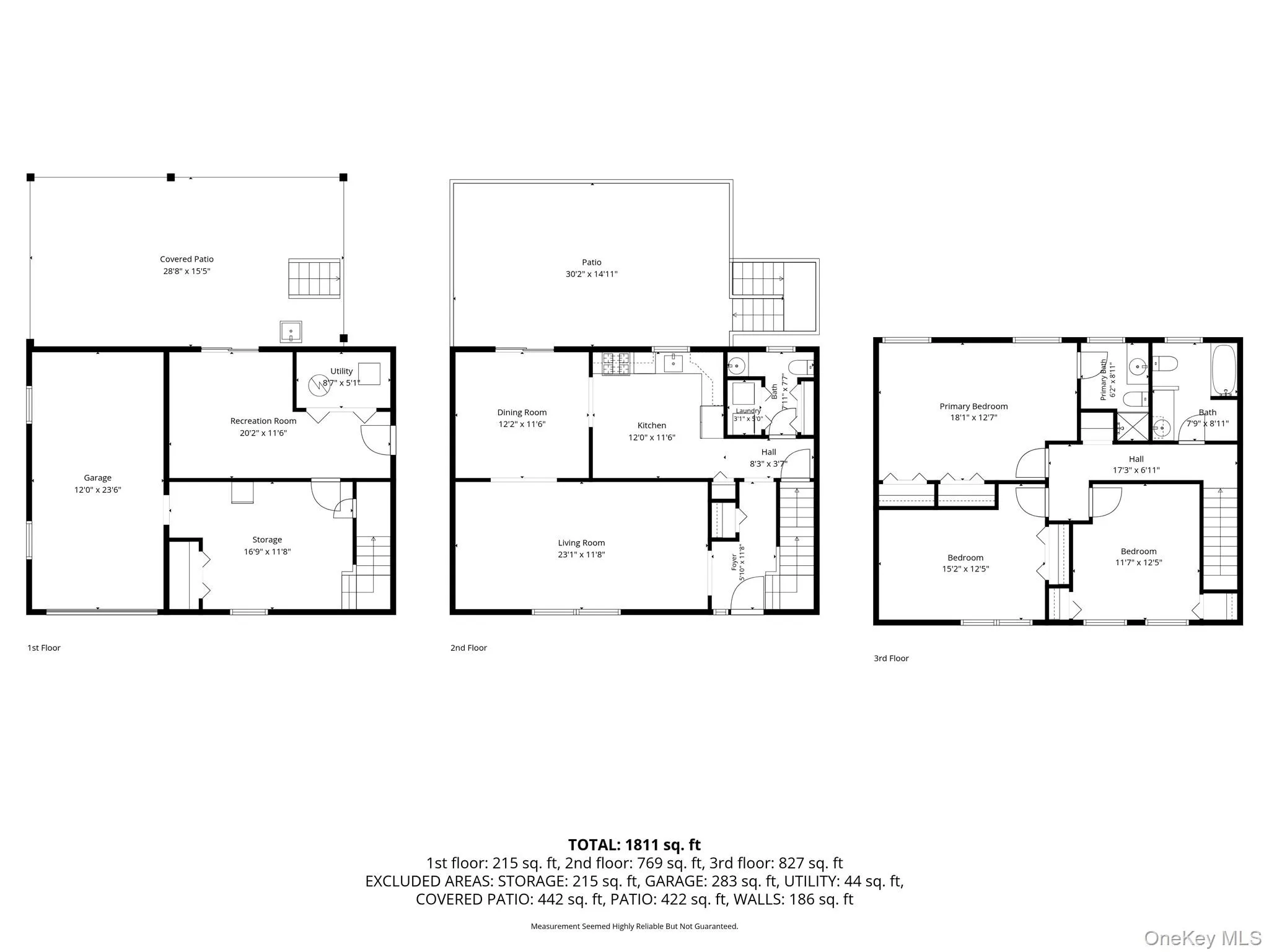 Combined floor plans Combined floor plans