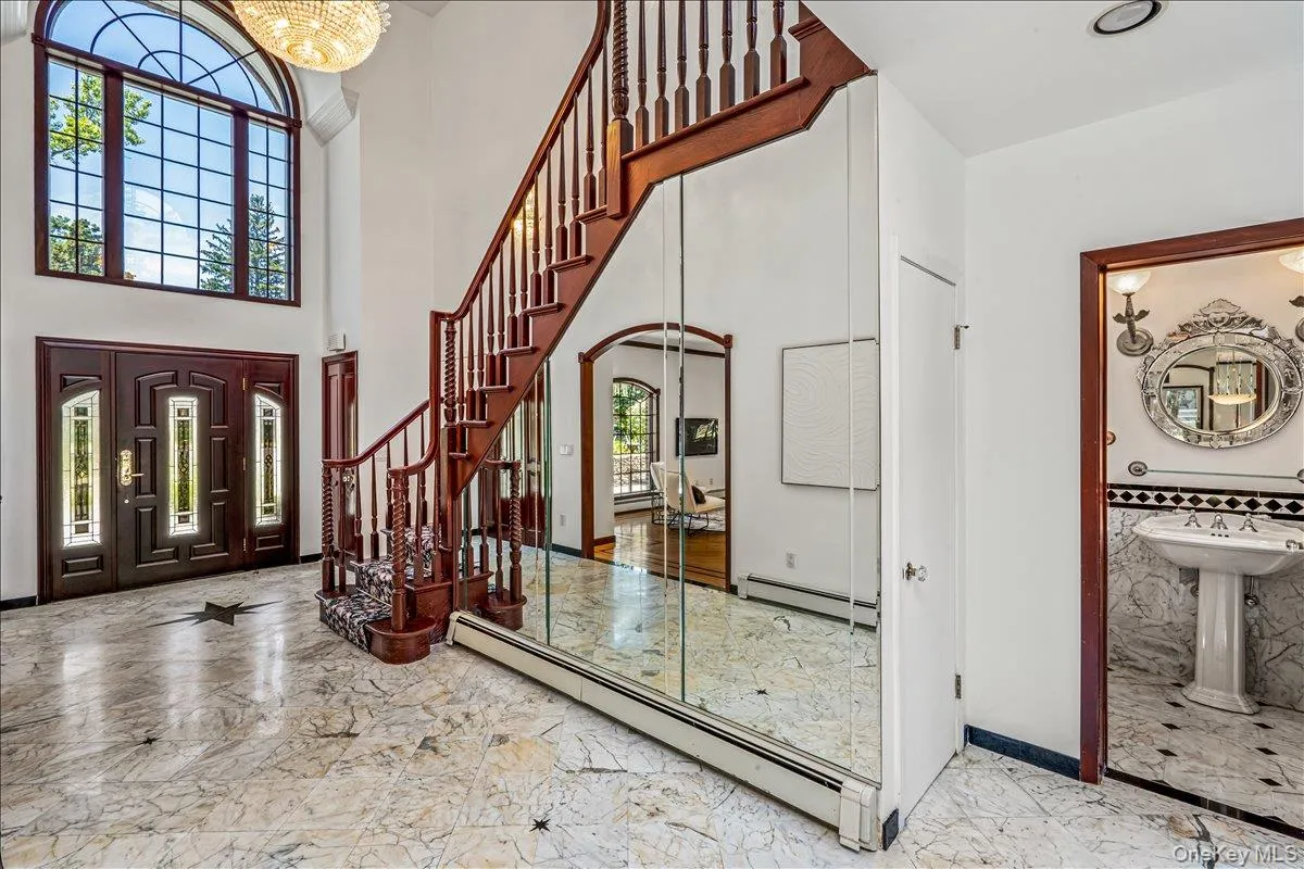 Two Story Foyer - Dining Room View Two Story Foyer - Dining Room View