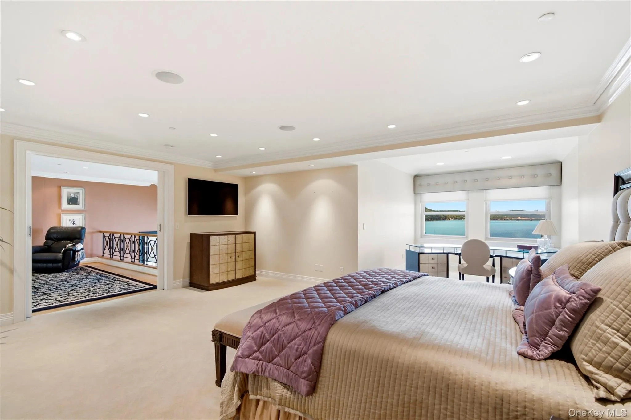 2nd Floor Primary Bedroom Suite with Hudson River views and en suite bath. 2nd Floor Primary Bedroom Suite with Hudson River views and en suite bath.