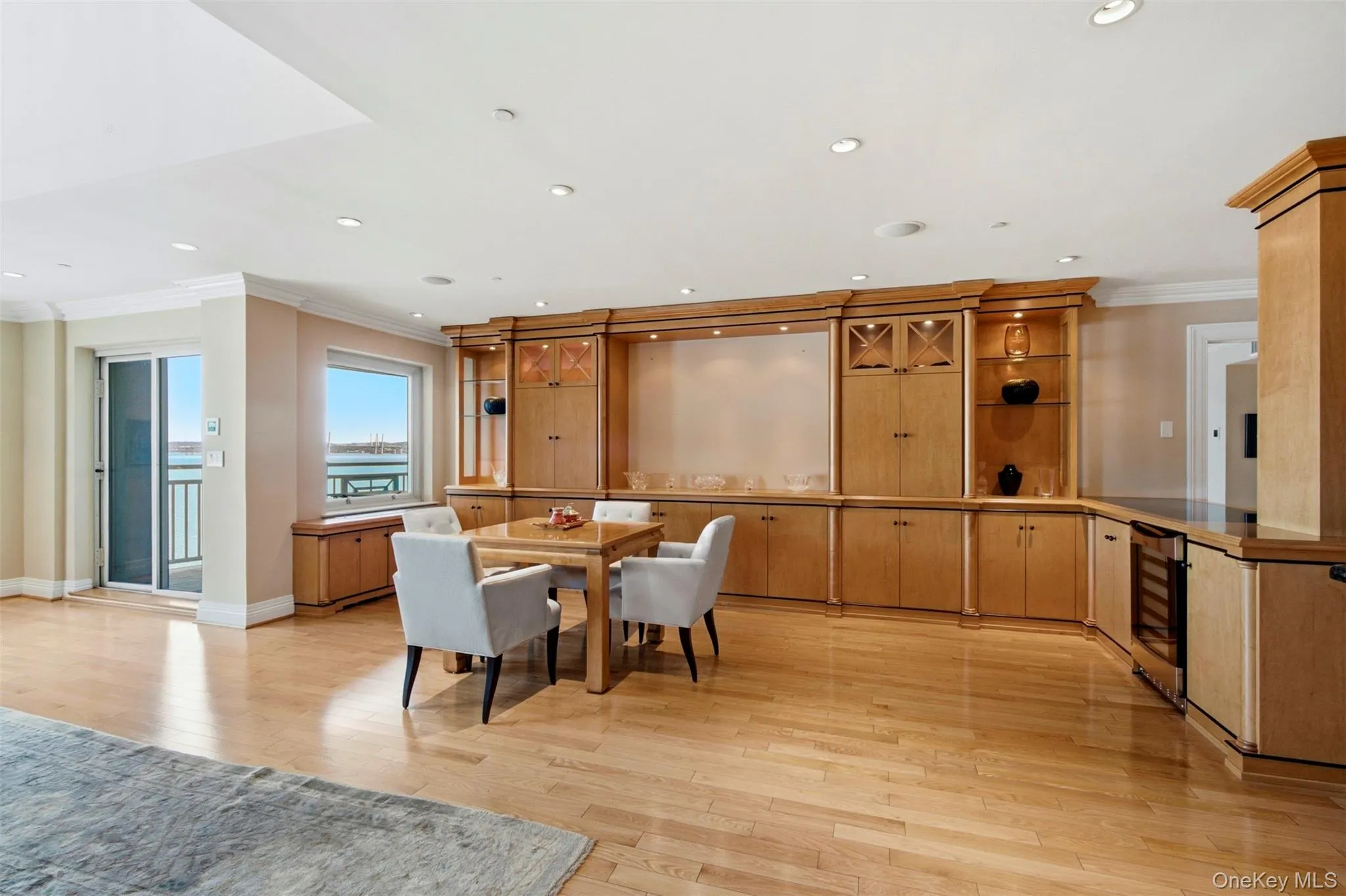 Formal Dining with custom built-ins. Formal Dining with custom built-ins.