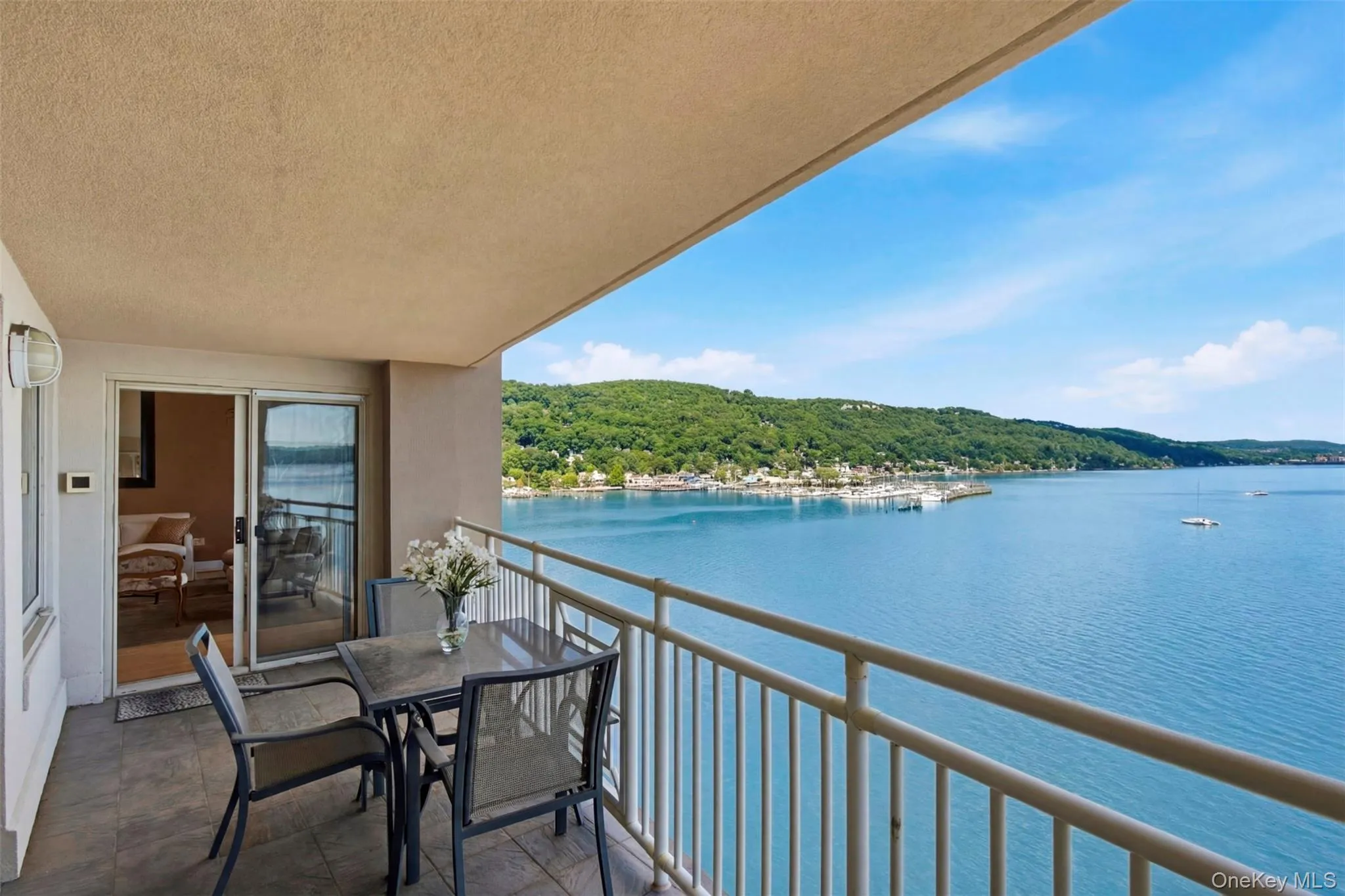 Private Deck with Panoramic Waterfront views. Private Deck with Panoramic Waterfront views.