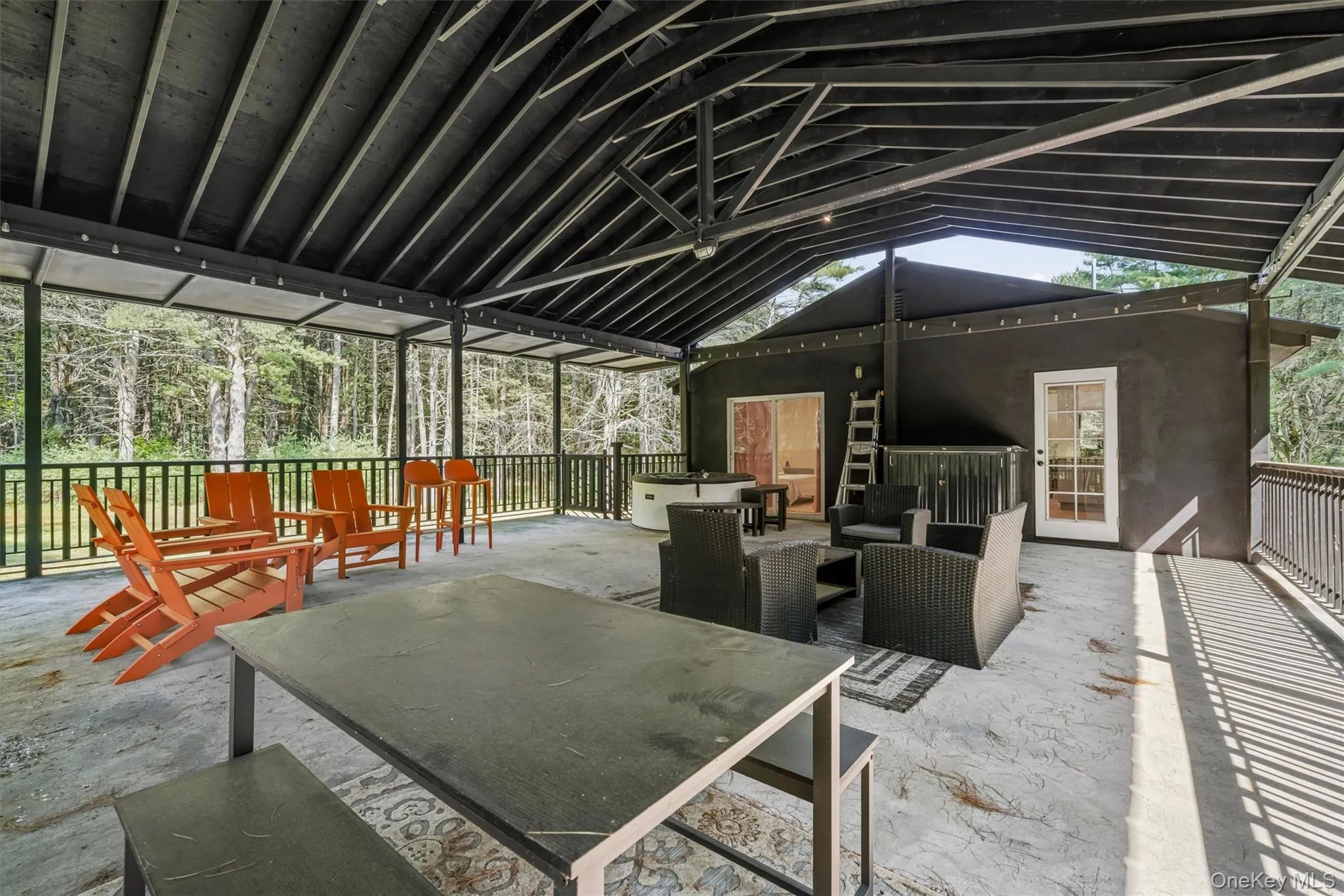 upper large deck for entertaining upper large deck for entertaining