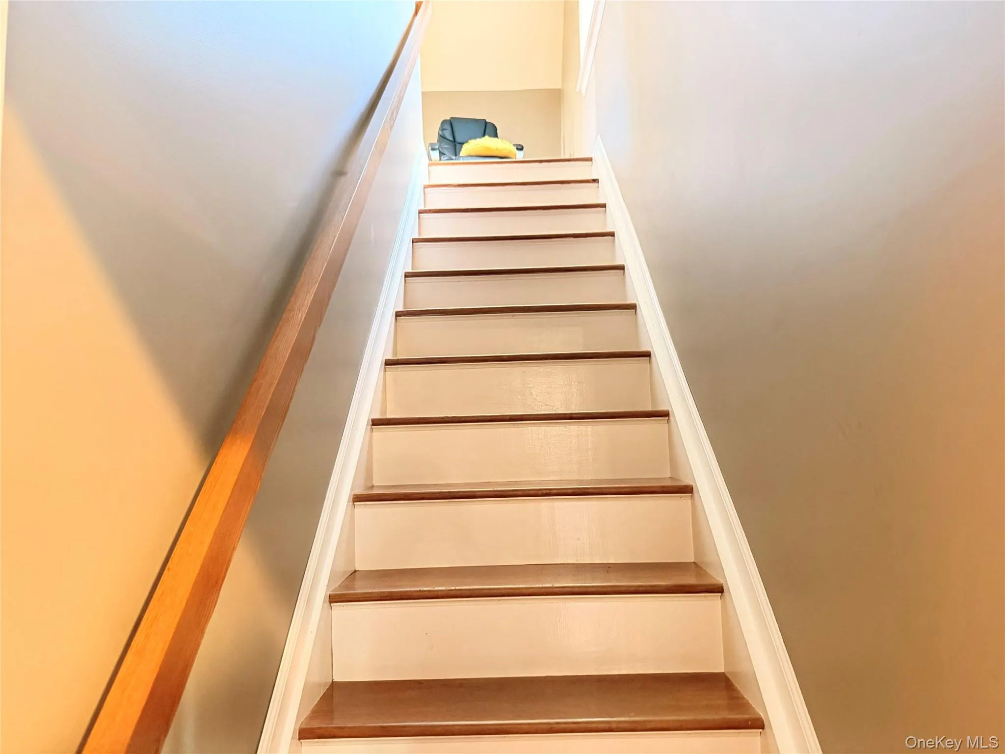 stairs to the recreational room stairs to the recreational room