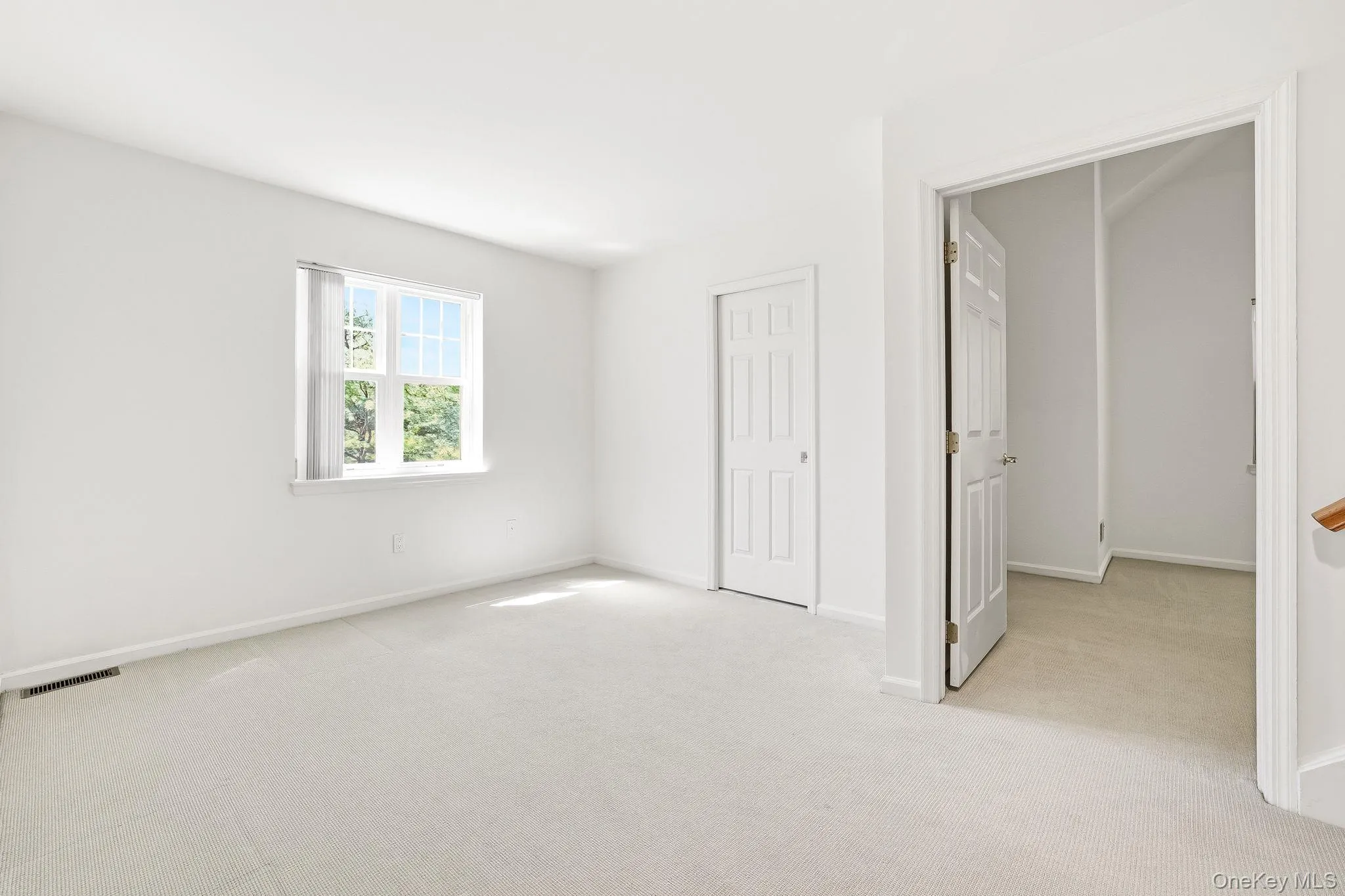 This is the sitting room between the two bedrooms and it has a sliding pocket door into the full bathroom This is the sitting room between the two bedrooms and it has a sliding pocket door into the full bathroom