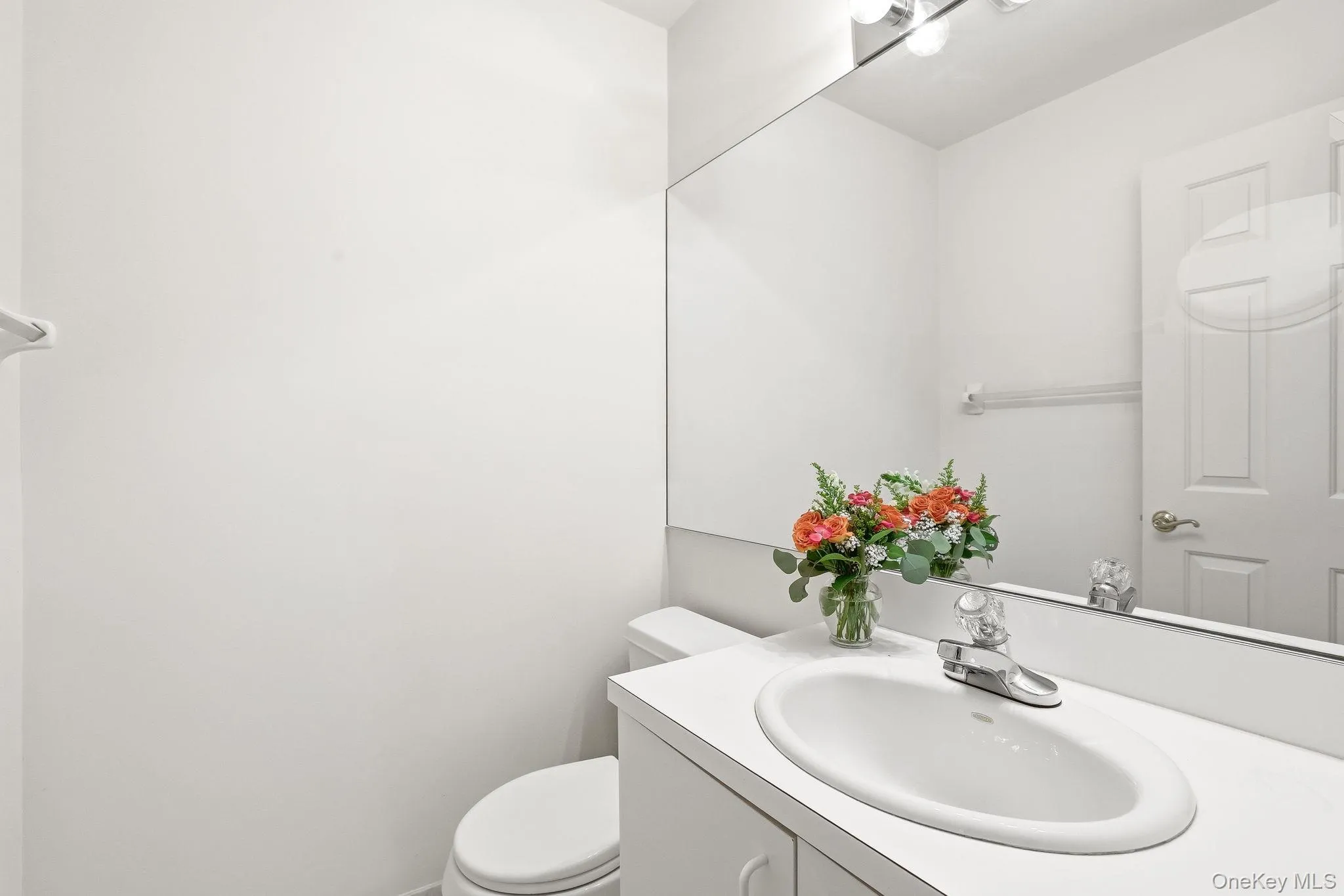 The powder room completes the layout on the first floor The powder room completes the layout on the first floor