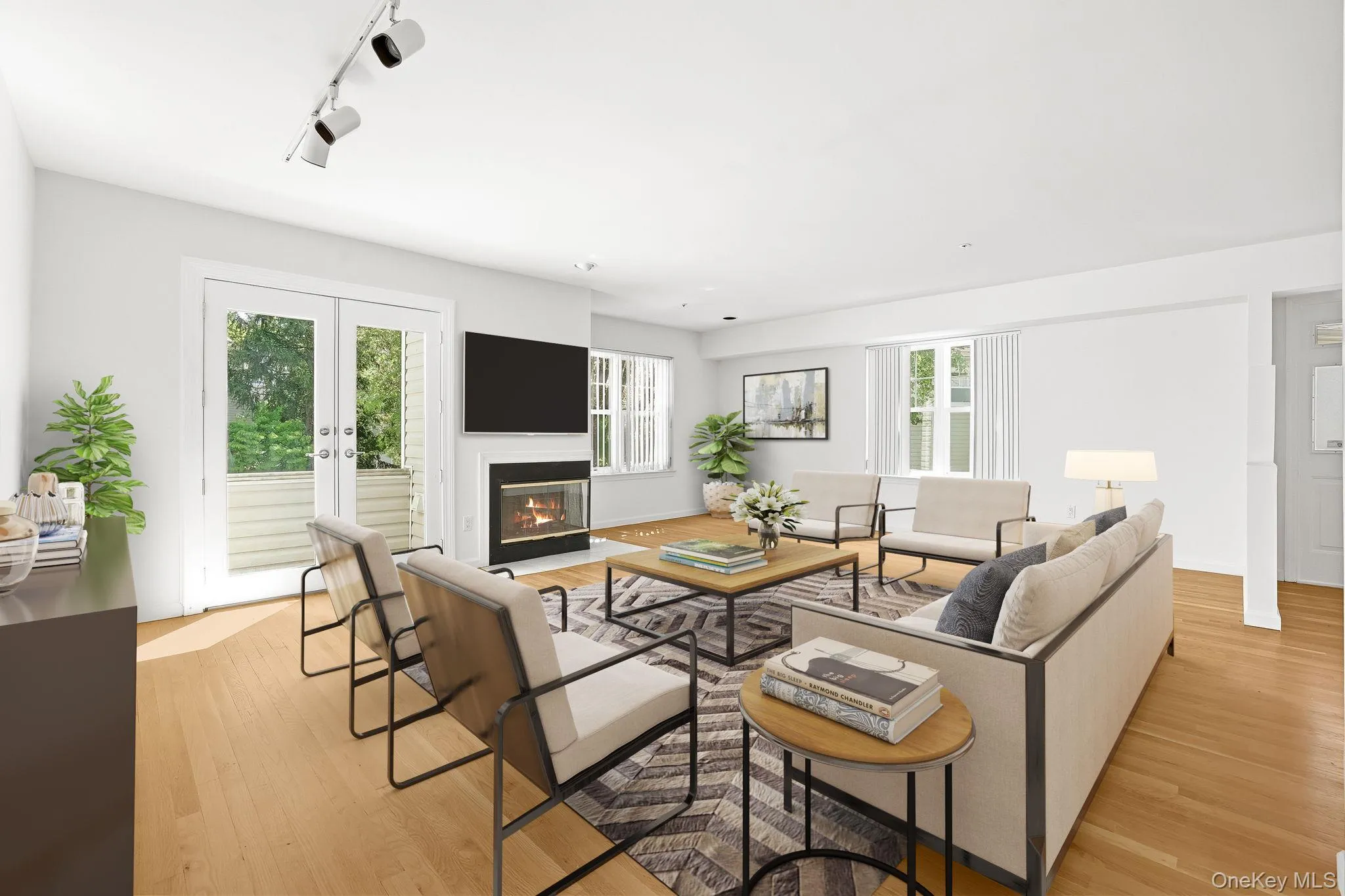 Living room, virtually staged Living room, virtually staged