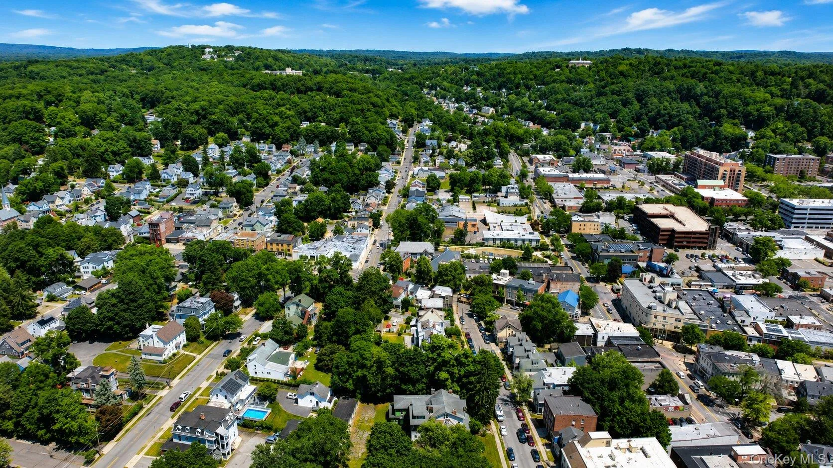 Drone Views of Peekskill from over the house Drone Views of Peekskill from over the house
