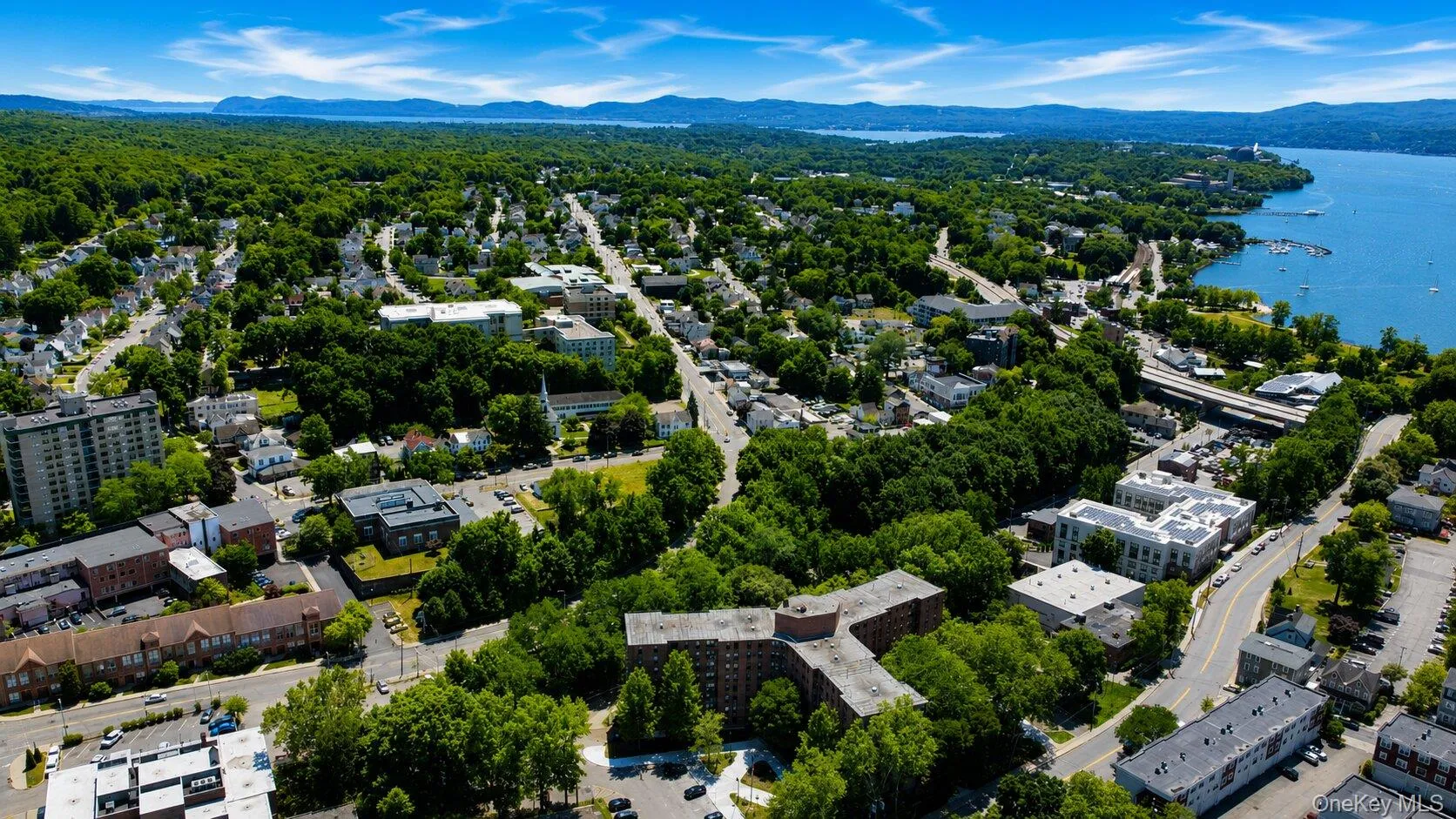 Drone Views of Peekskill from over the house Drone Views of Peekskill from over the house