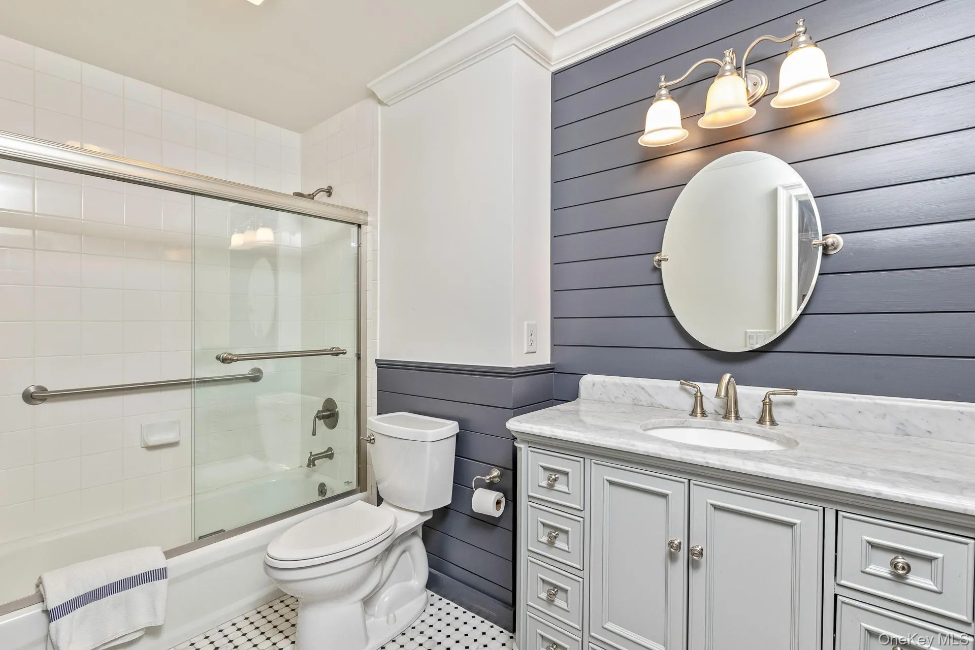 Upper Bathroom with Tub and Vanity Upper Bathroom with Tub and Vanity