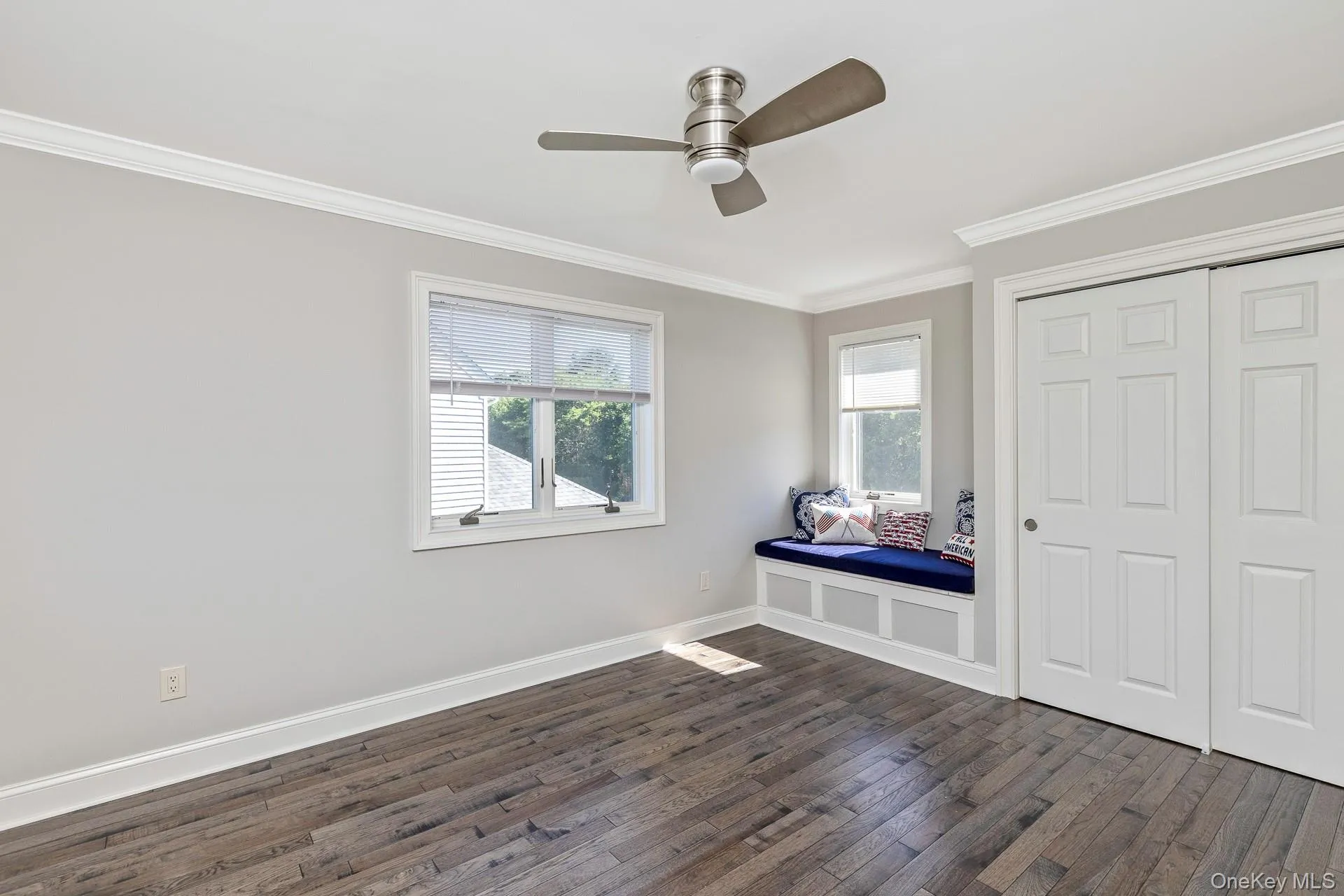 Upper Level Bedroom with 3 Windows and Large Closet. Upper Level Bedroom with 3 Windows and Large Closet.