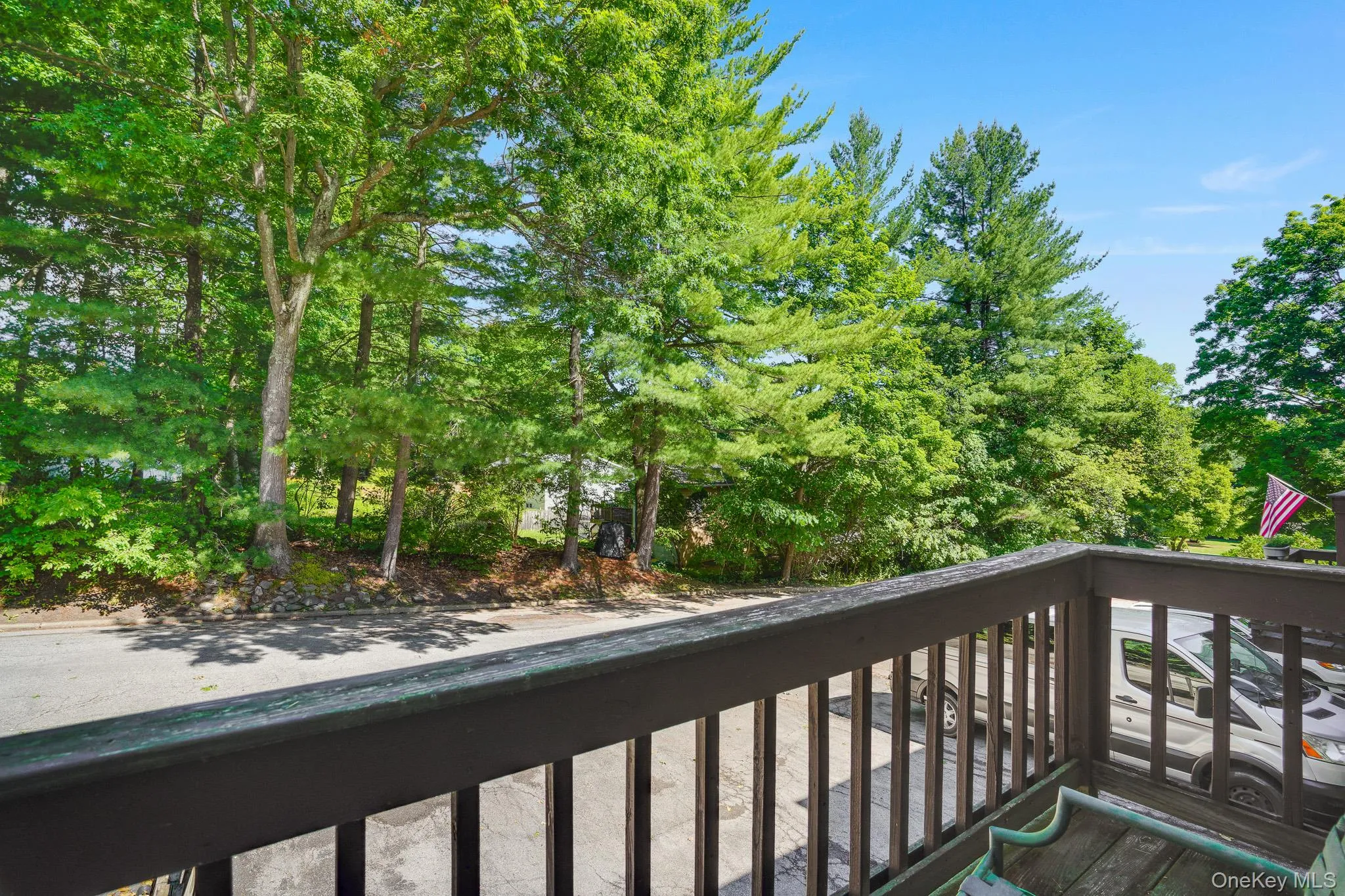Back deck off dining room Back deck off dining room