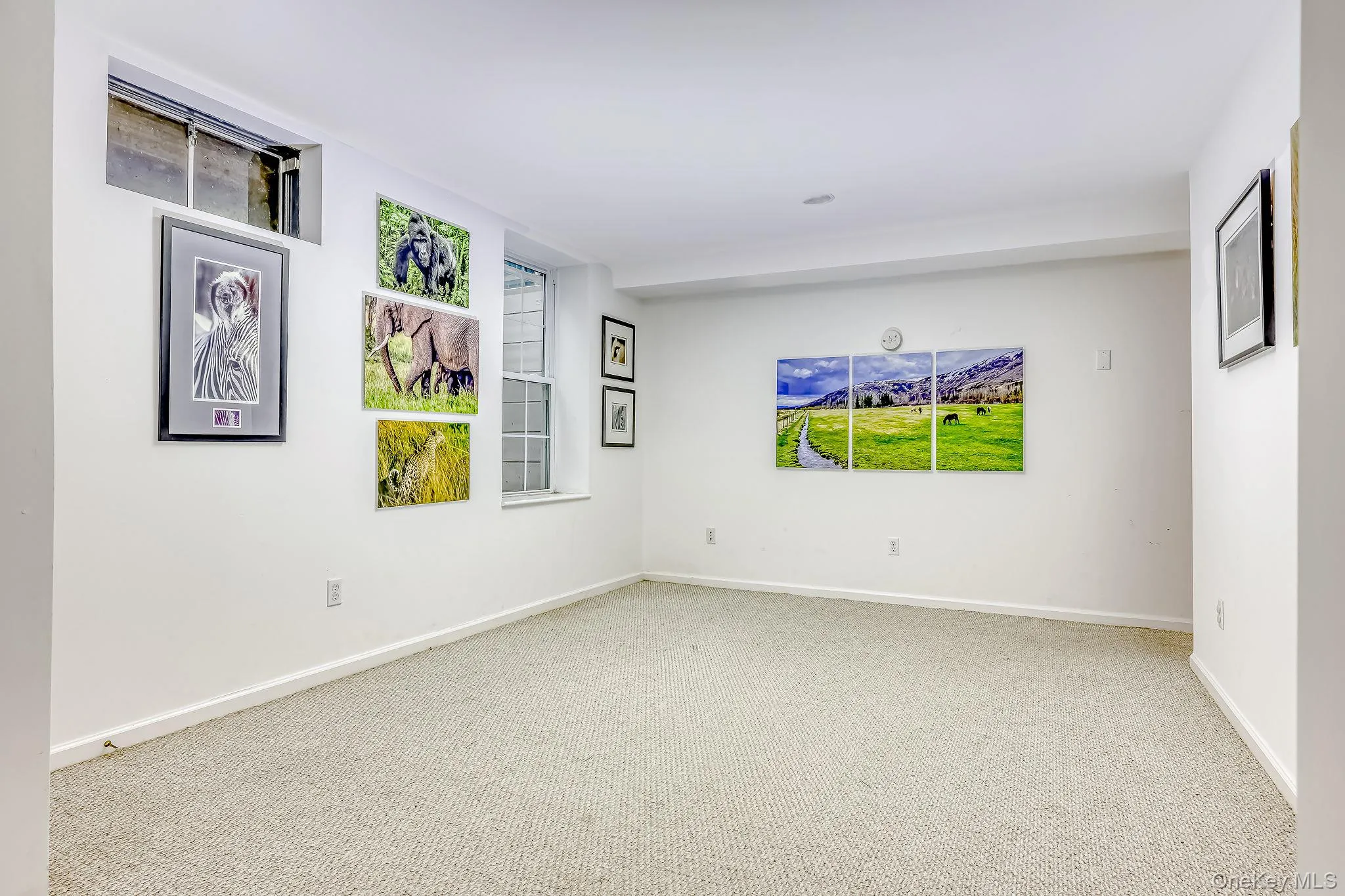 Finished Basement with egress window Finished Basement with egress window