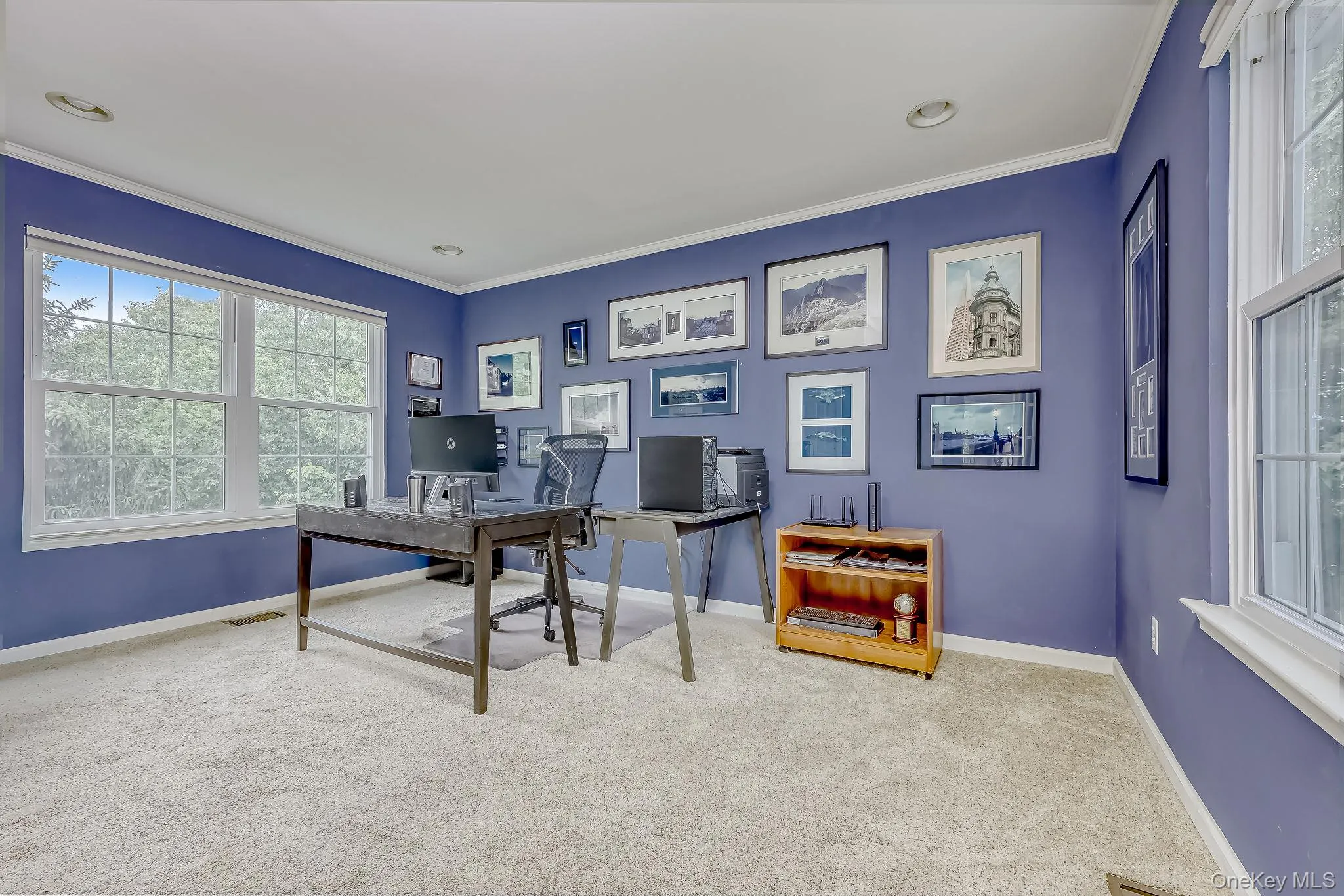 Third bedroom or office with closet and door. Third bedroom or office with closet and door.